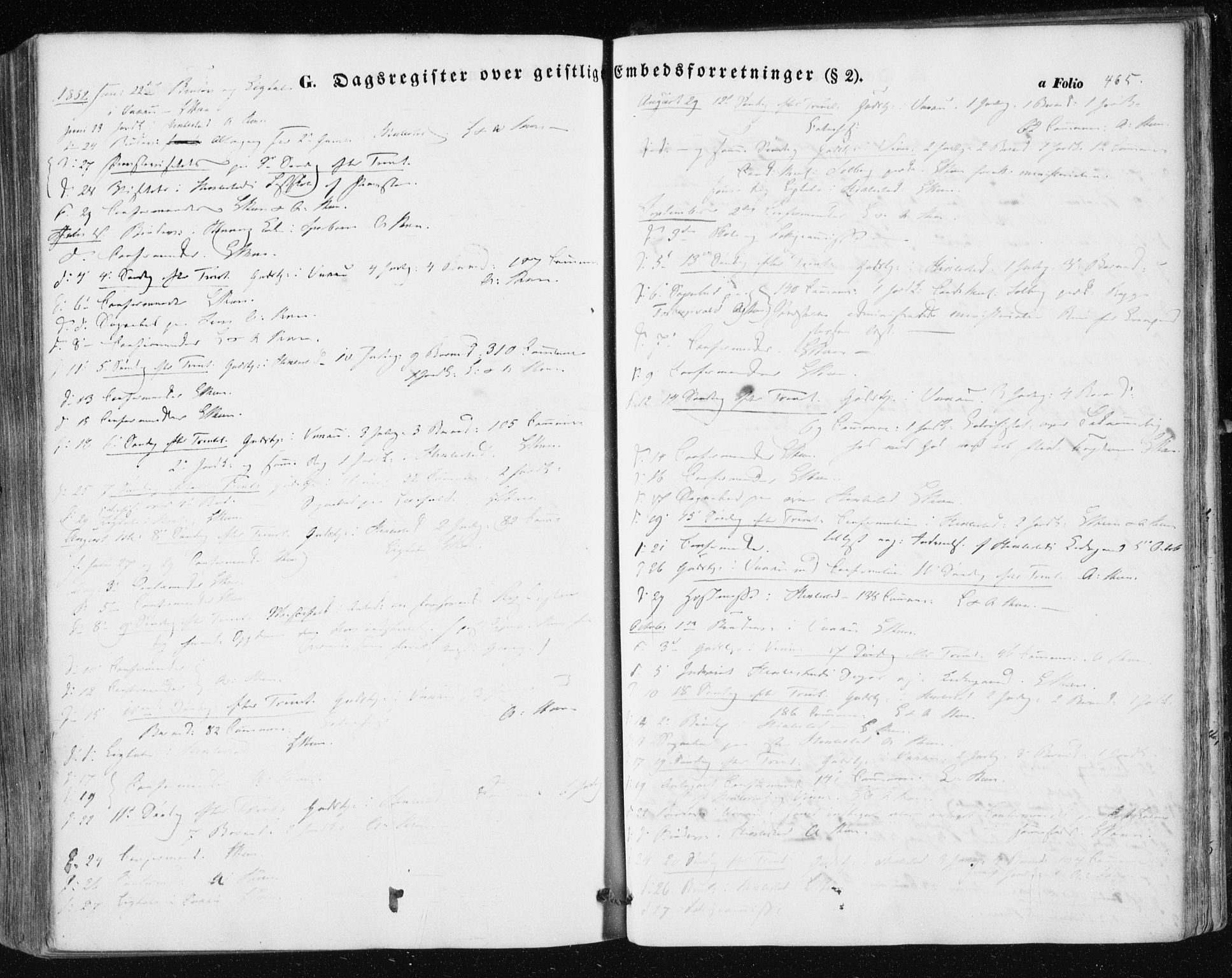 Ministerialprotokoller, klokkerbøker og fødselsregistre - Nord-Trøndelag, SAT/A-1458/723/L0240: Parish register (official) no. 723A09, 1852-1860, p. 465