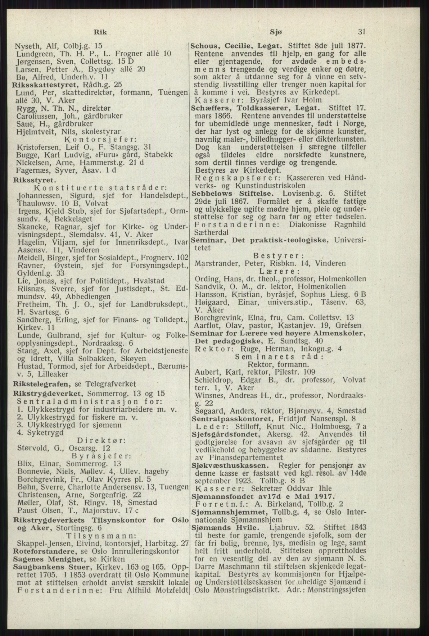 Kristiania/Oslo adressebok, PUBL/-, 1941, p. 31