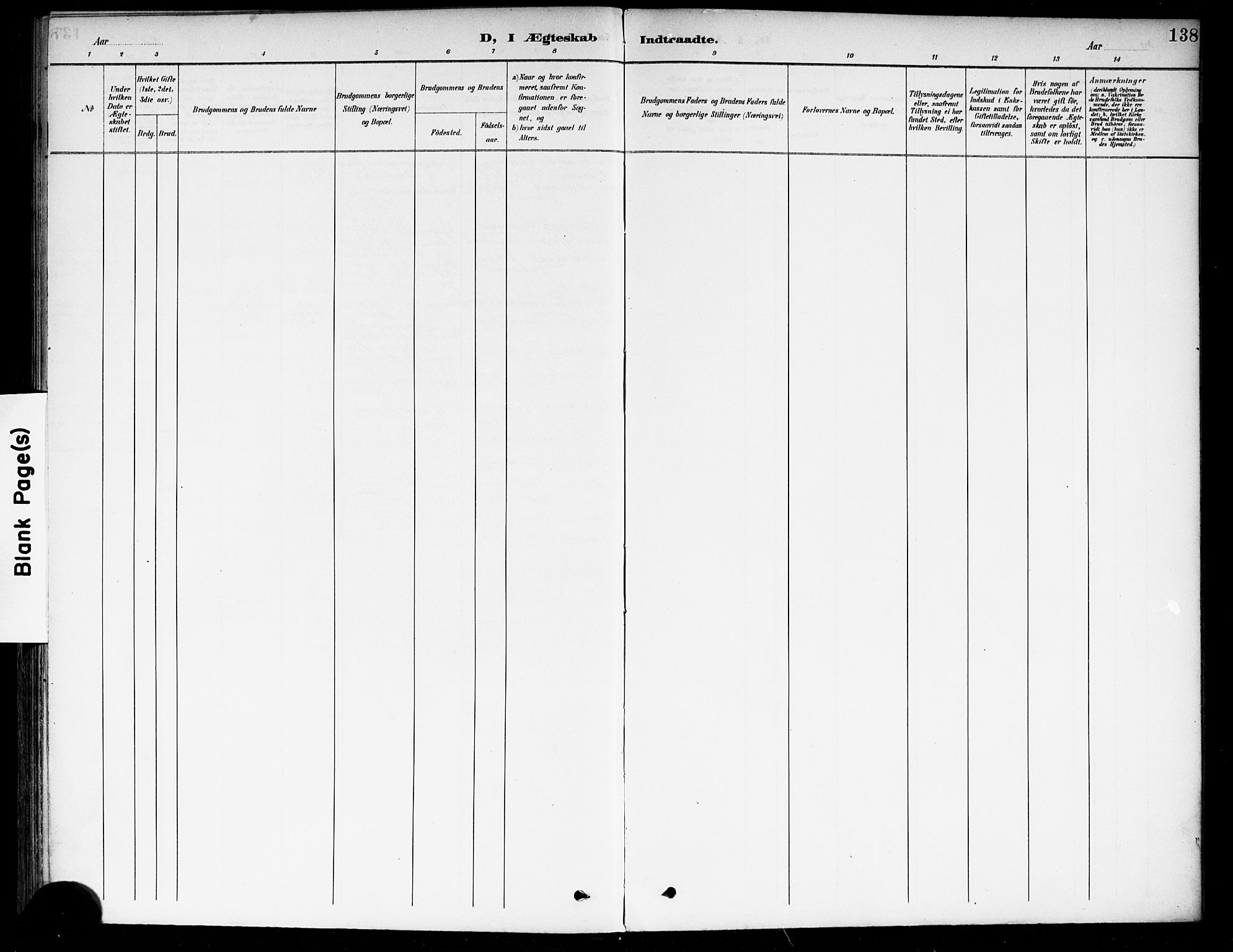 Fet prestekontor Kirkebøker, SAO/A-10370a/F/Fa/L0015: Parish register (official) no. I 15, 1892-1904, p. 138