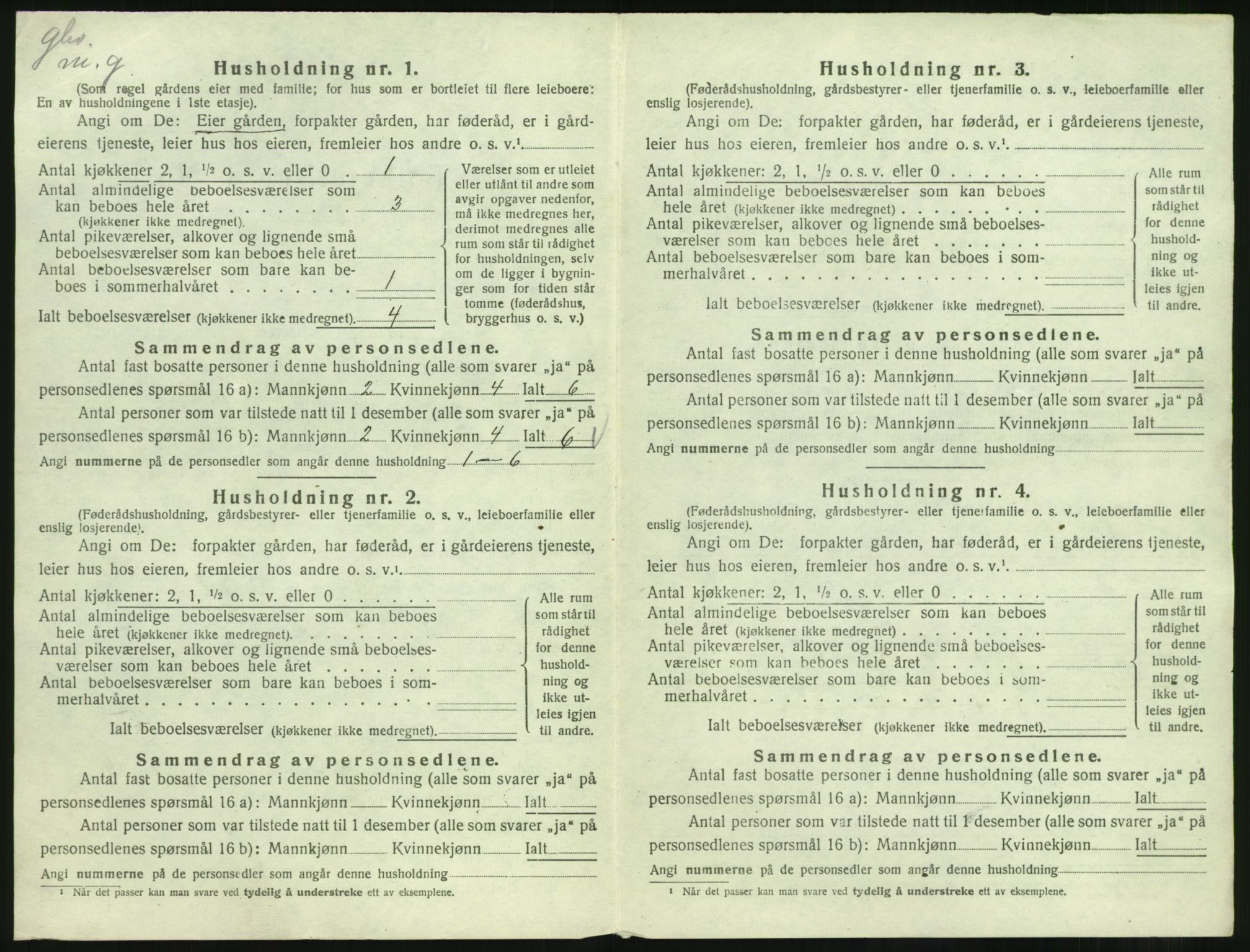 SAST, 1920 census for Finnøy, 1920, p. 37