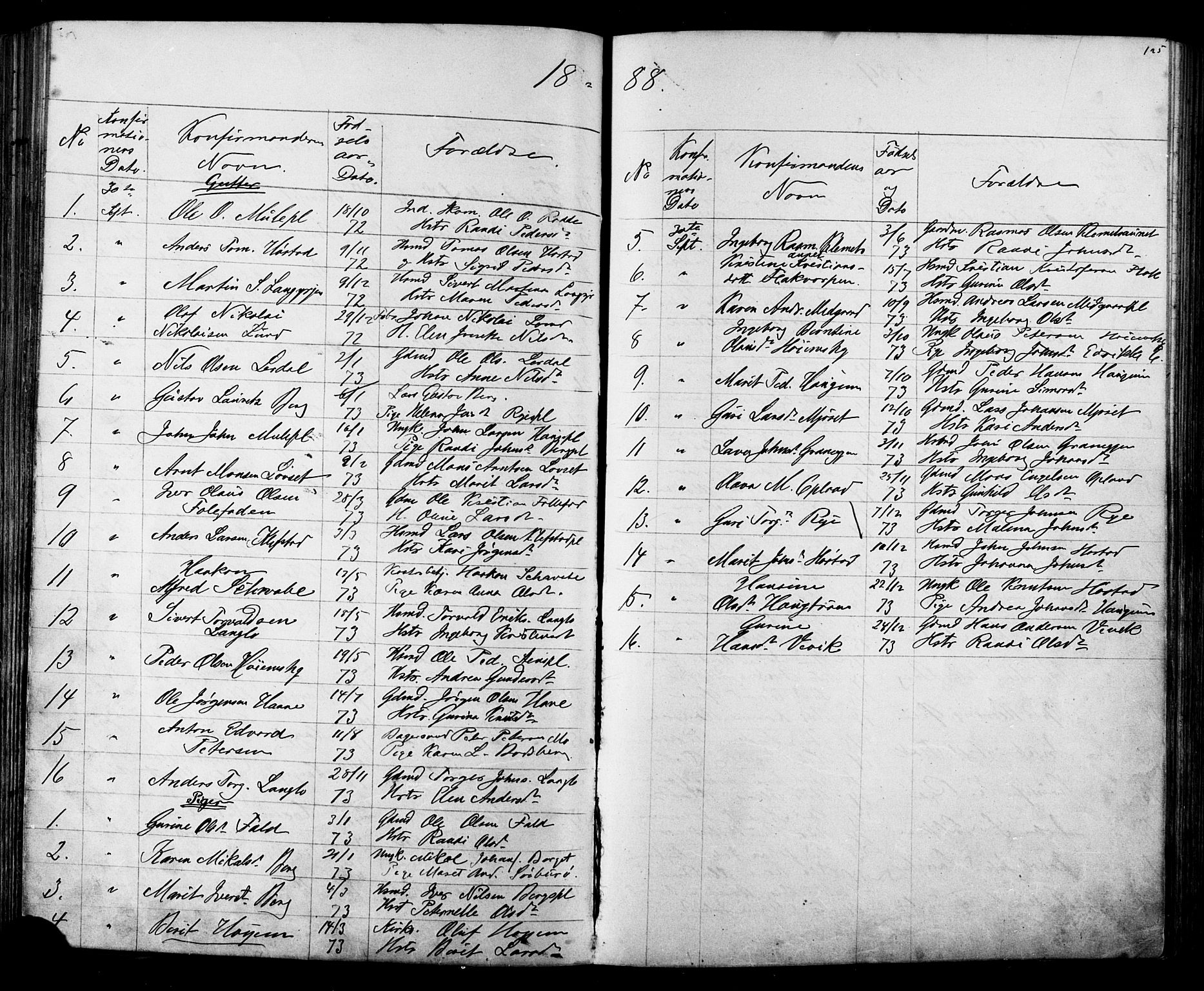 Ministerialprotokoller, klokkerbøker og fødselsregistre - Sør-Trøndelag, AV/SAT-A-1456/612/L0387: Parish register (copy) no. 612C03, 1874-1908, p. 125