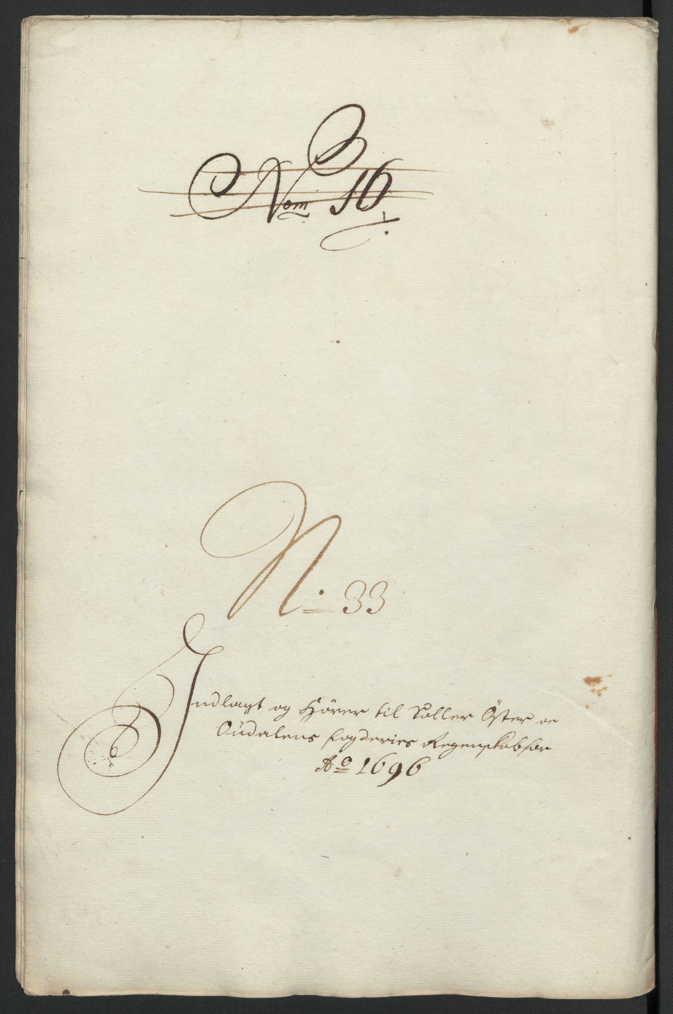 Rentekammeret inntil 1814, Reviderte regnskaper, Fogderegnskap, RA/EA-4092/R13/L0834: Fogderegnskap Solør, Odal og Østerdal, 1696, p. 352