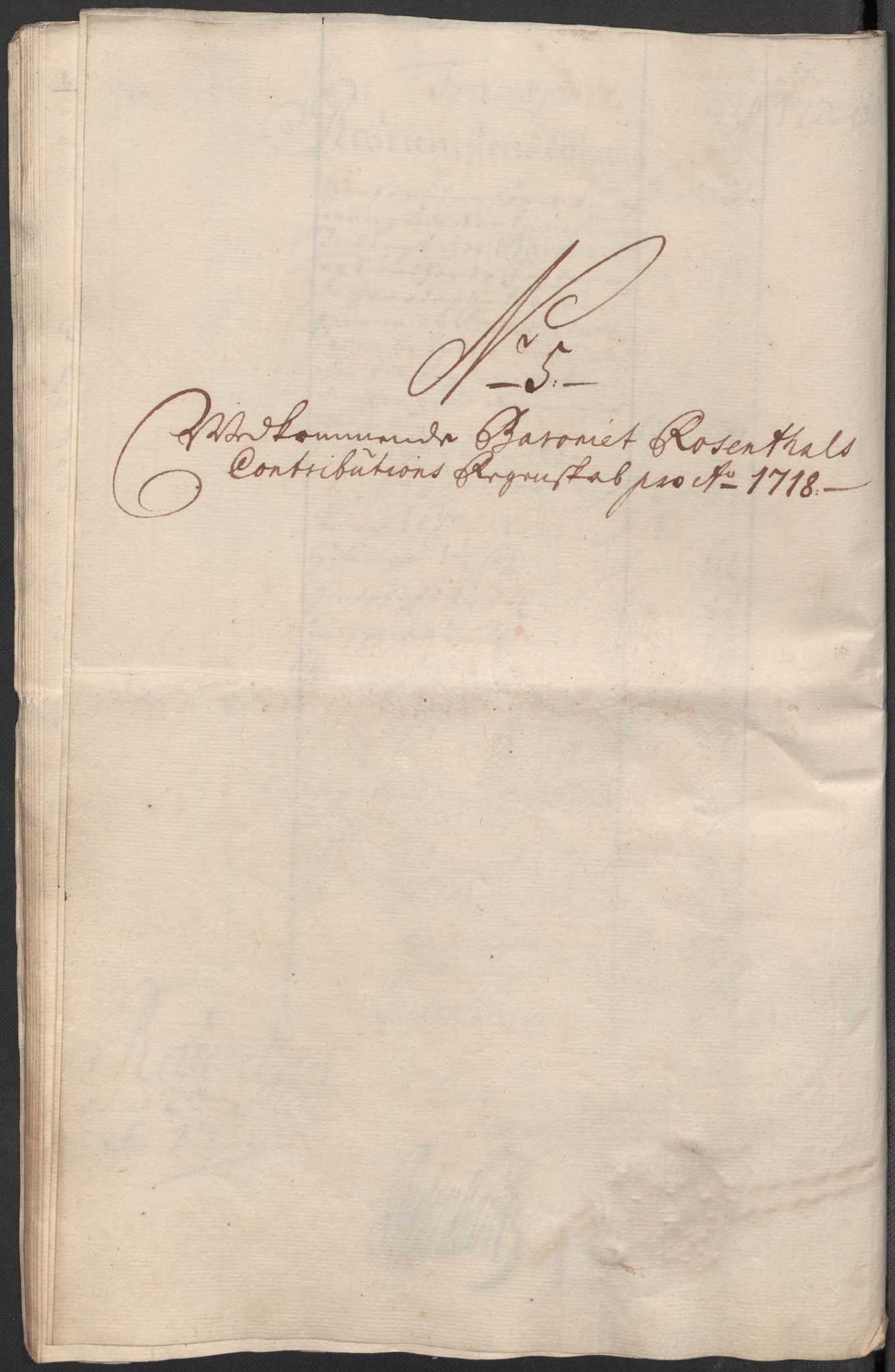 Rentekammeret inntil 1814, Reviderte regnskaper, Fogderegnskap, AV/RA-EA-4092/R49/L3140: Fogderegnskap Rosendal Baroni, 1718-1720, p. 49