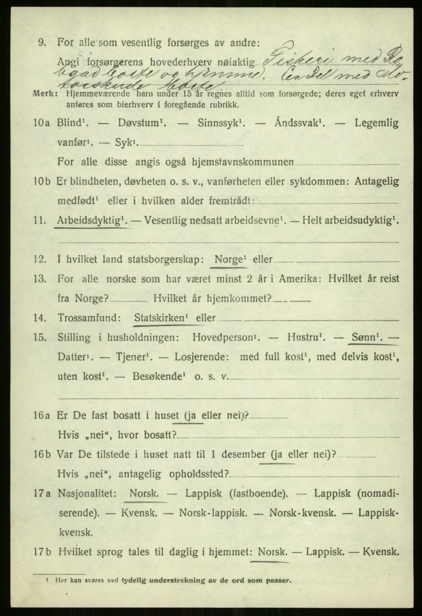 SATØ, 1920 census for Tromsøysund, 1920, p. 11505