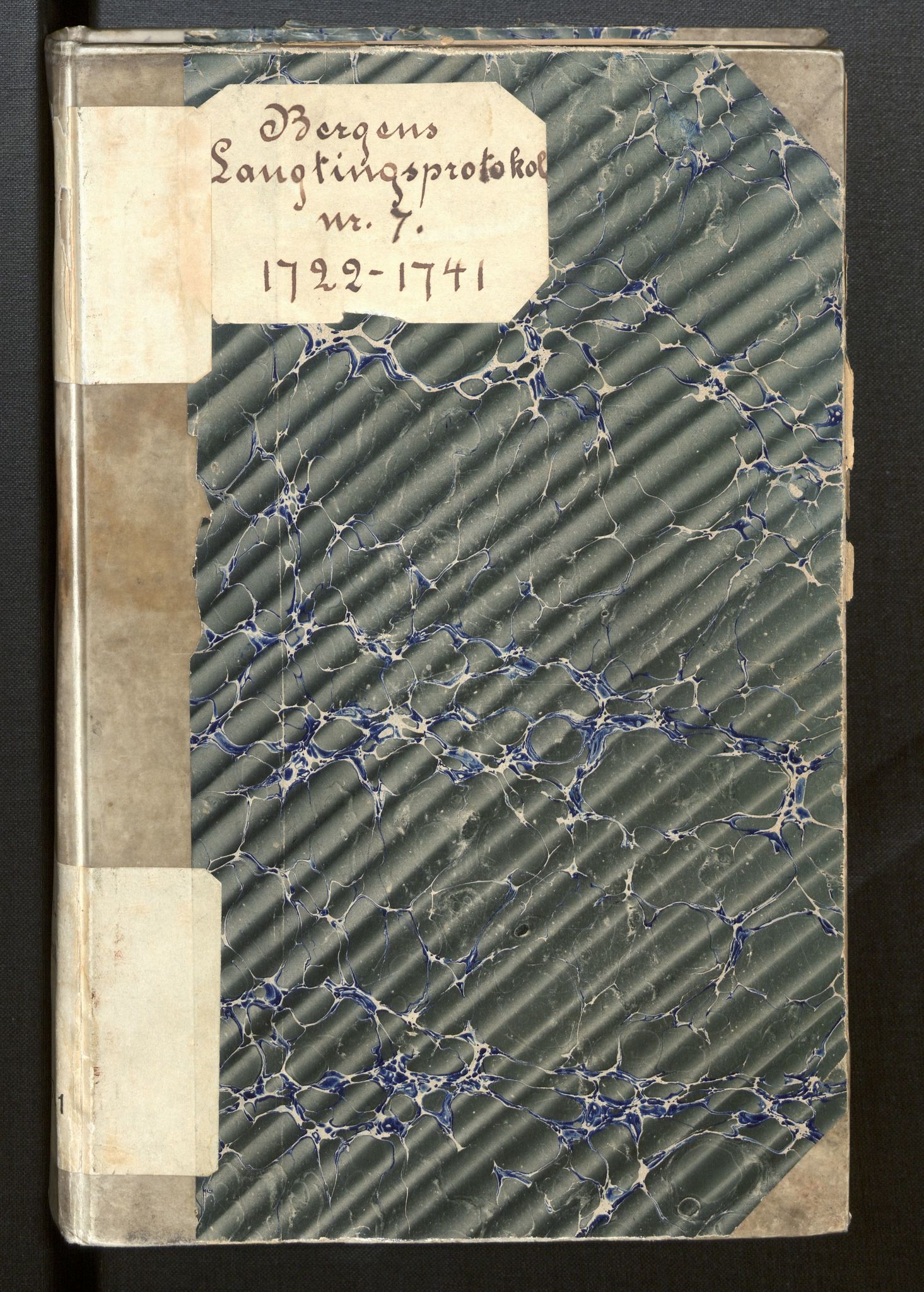 Bergen lagting, AV/SAB-A-59901/01/01A/L0007: Justisprotokoll, 1722-1741