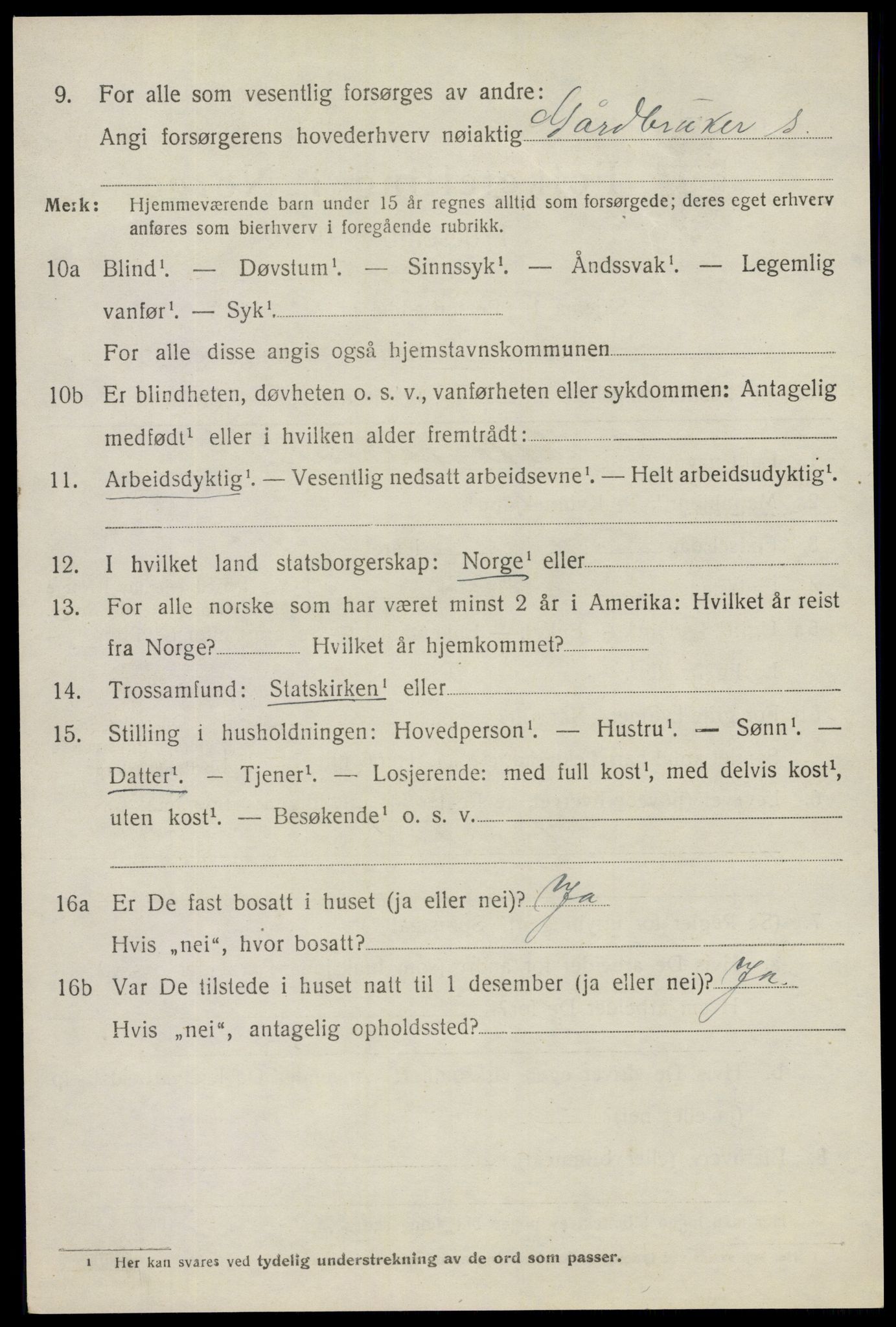 SAO, 1920 census for Spydeberg, 1920, p. 1046