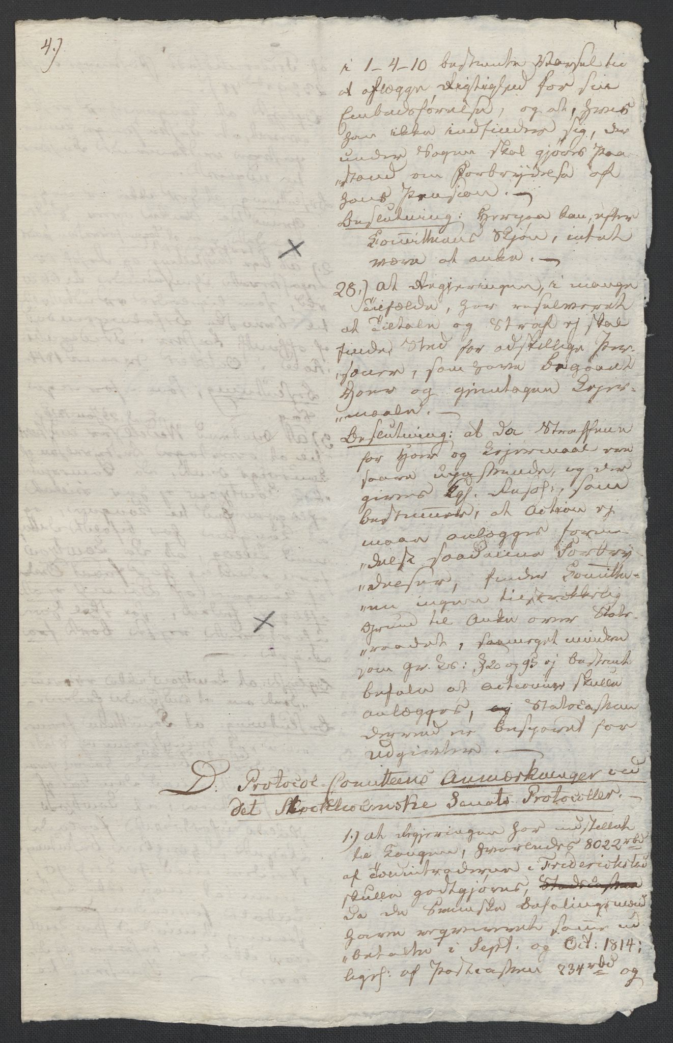 Christie, Wilhelm Frimann Koren, AV/RA-PA-0014/F/L0005: Christies dokumenter fra Stortinget, 1815-1816, p. 252