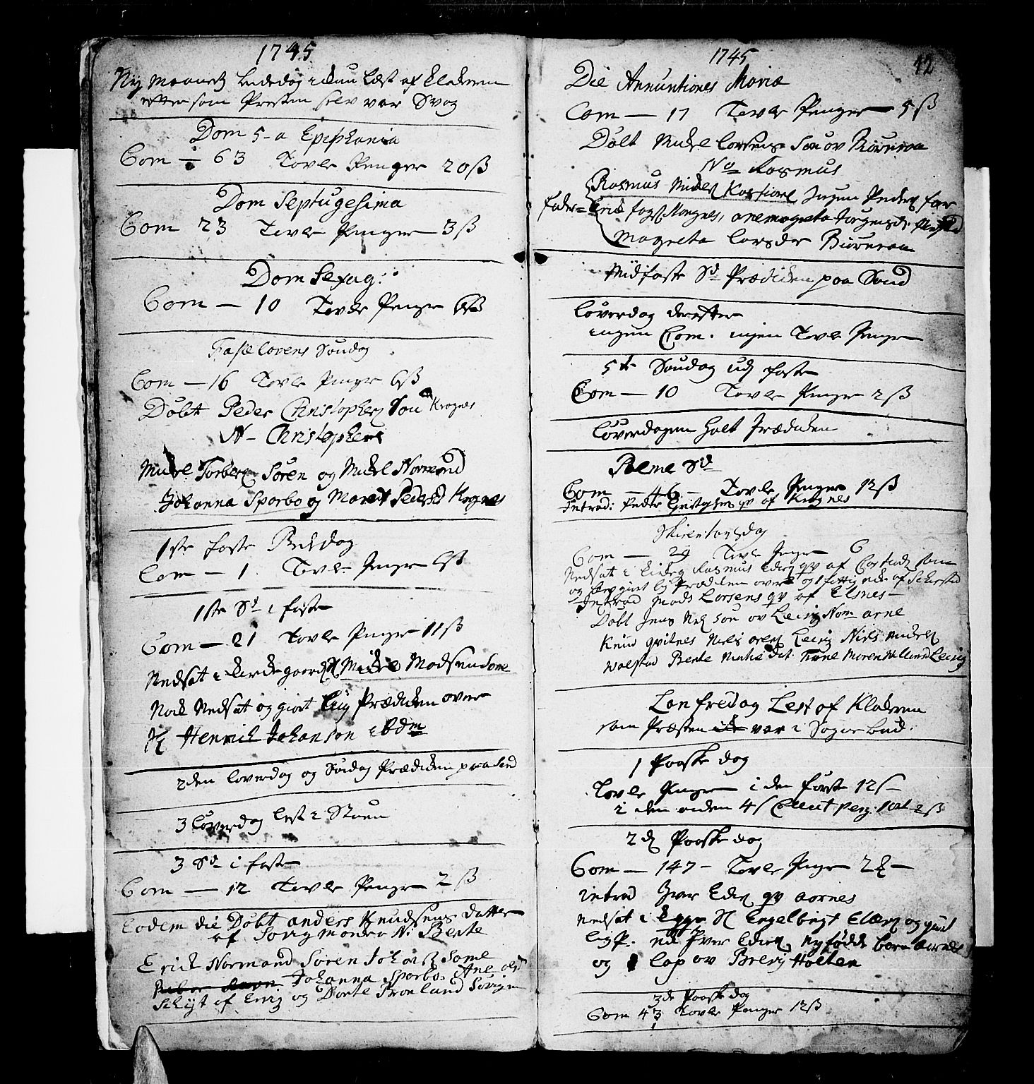 Trondenes sokneprestkontor, AV/SATØ-S-1319/H/Ha/L0001kirke: Parish register (official) no. 1, 1744-1777, p. 12