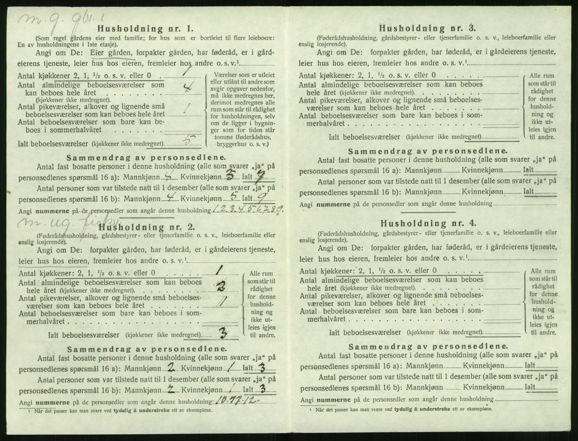 SAT, 1920 census for Herøy (MR), 1920, p. 168