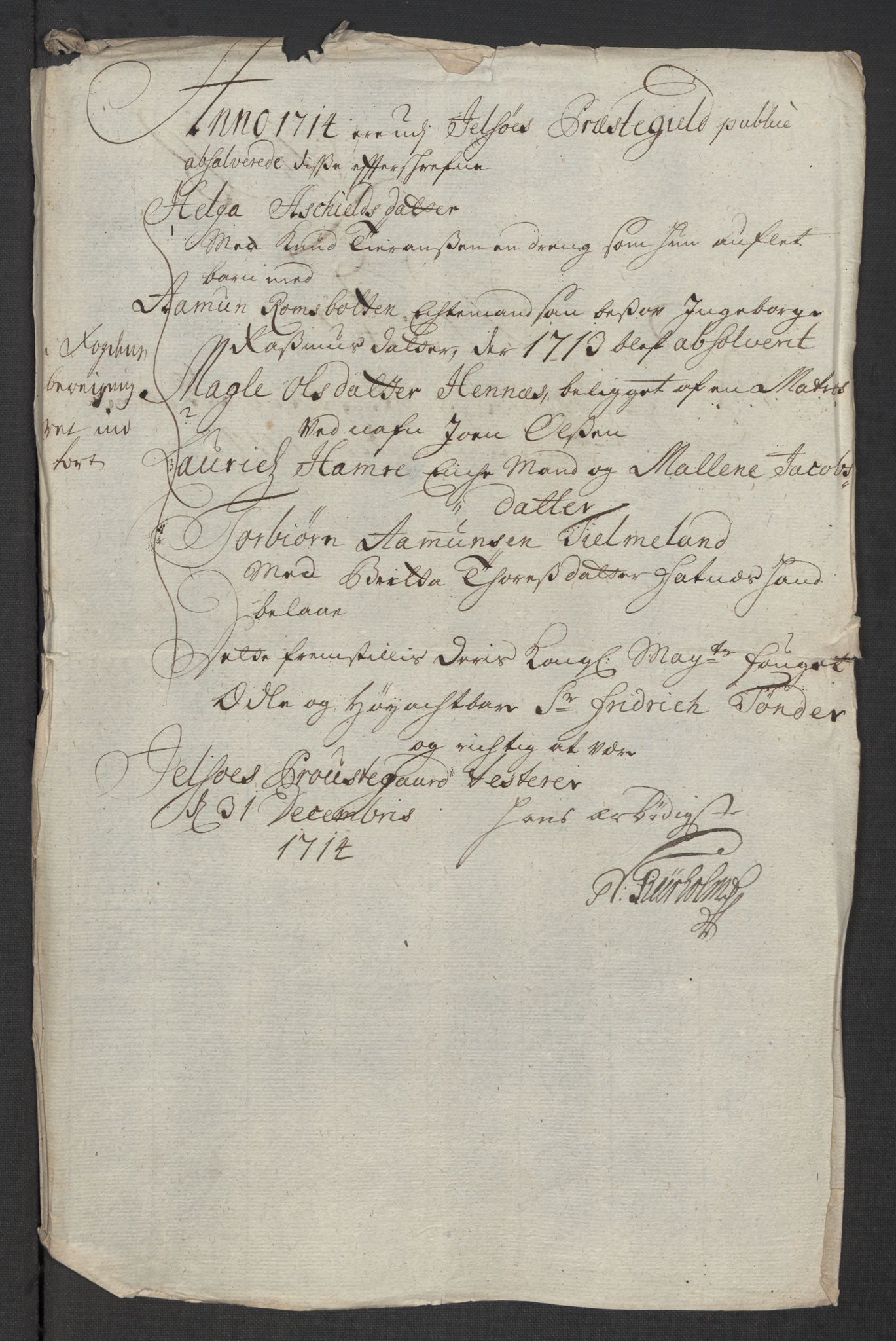 Rentekammeret inntil 1814, Reviderte regnskaper, Fogderegnskap, AV/RA-EA-4092/R47/L2867: Fogderegnskap Ryfylke, 1714, p. 178