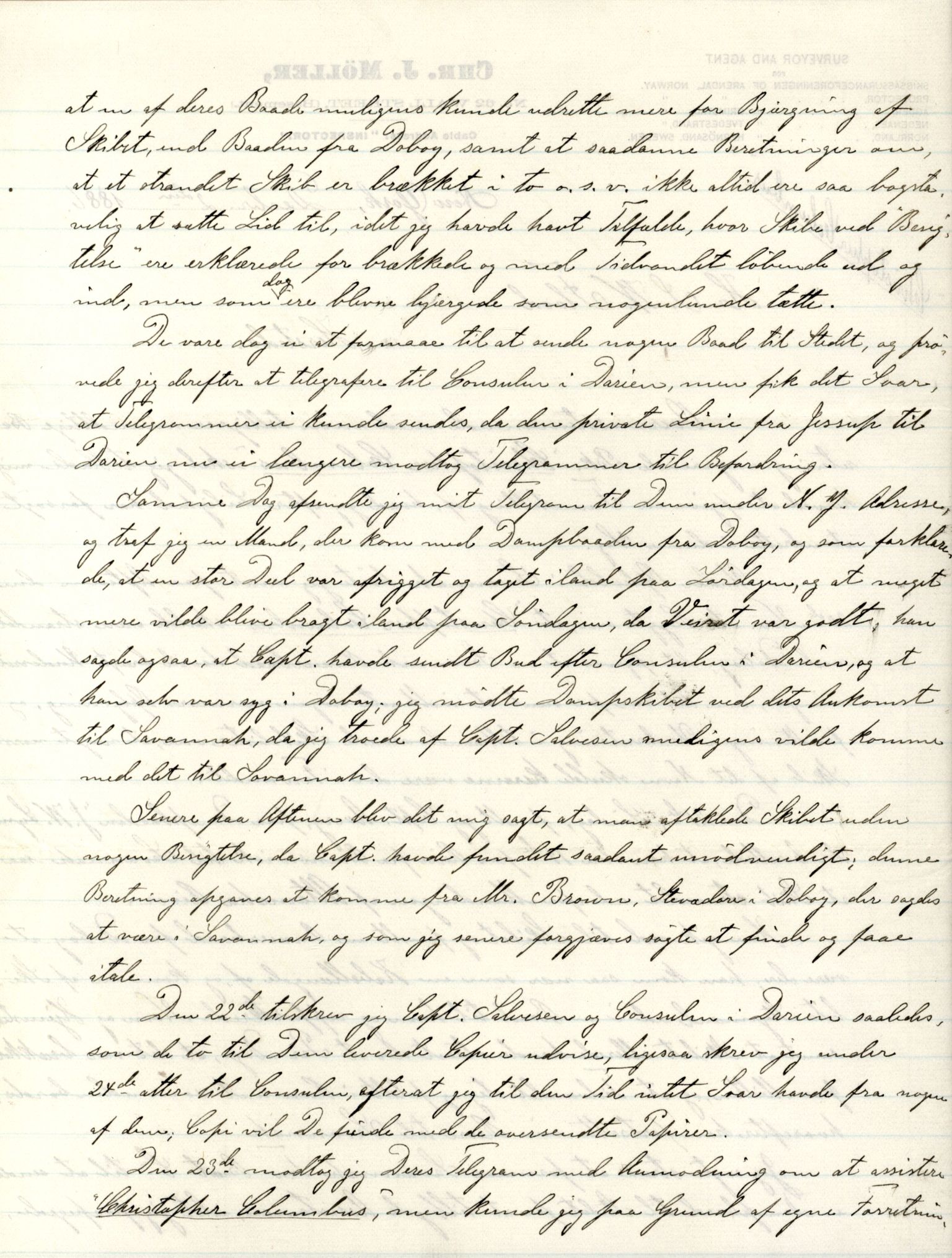 Pa 63 - Østlandske skibsassuranceforening, VEMU/A-1079/G/Ga/L0019/0009: Havaridokumenter / Føyenland, Glengairn, Granfos, Seagull, 1886, p. 17