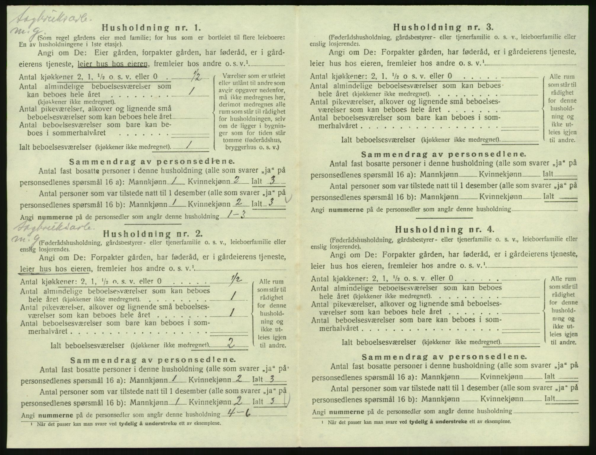 SAKO, 1920 census for Skåtøy, 1920, p. 1709