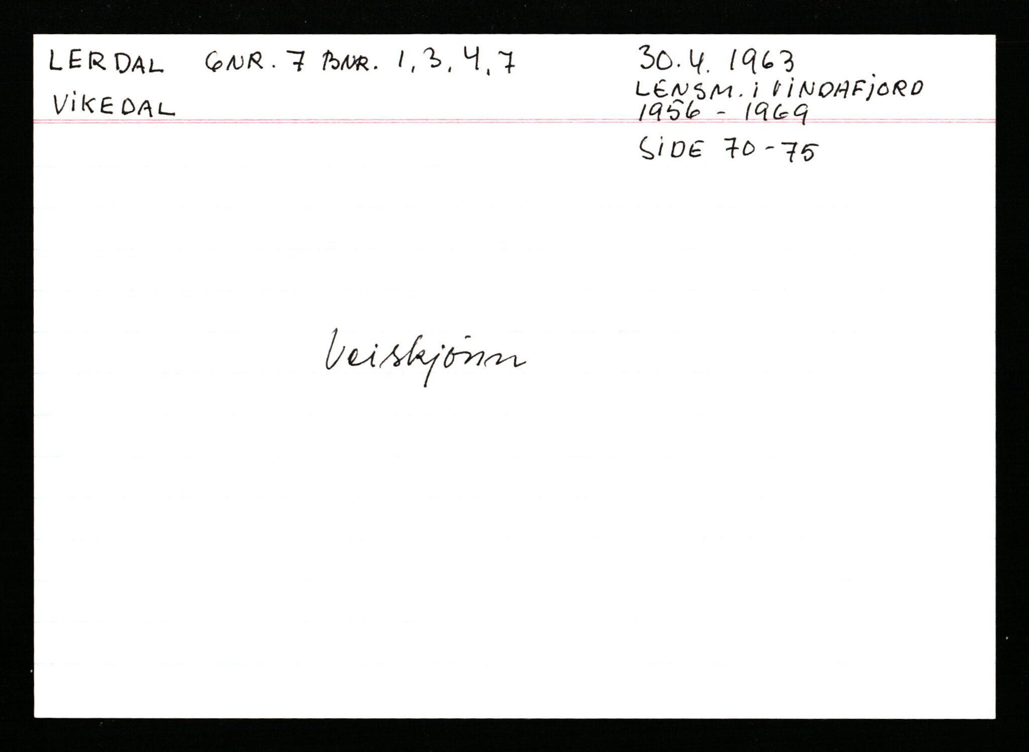 Statsarkivet i Stavanger, AV/SAST-A-101971/03/Y/Ym/L0035: Åstedskort sortert etter gårdsnavn: Leiranger - Lindanger, 1600-1950, p. 151