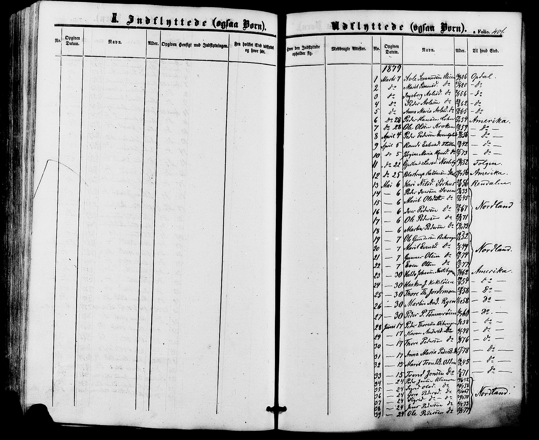 Alvdal prestekontor, SAH/PREST-060/H/Ha/Haa/L0001: Parish register (official) no. 1, 1863-1882, p. 406