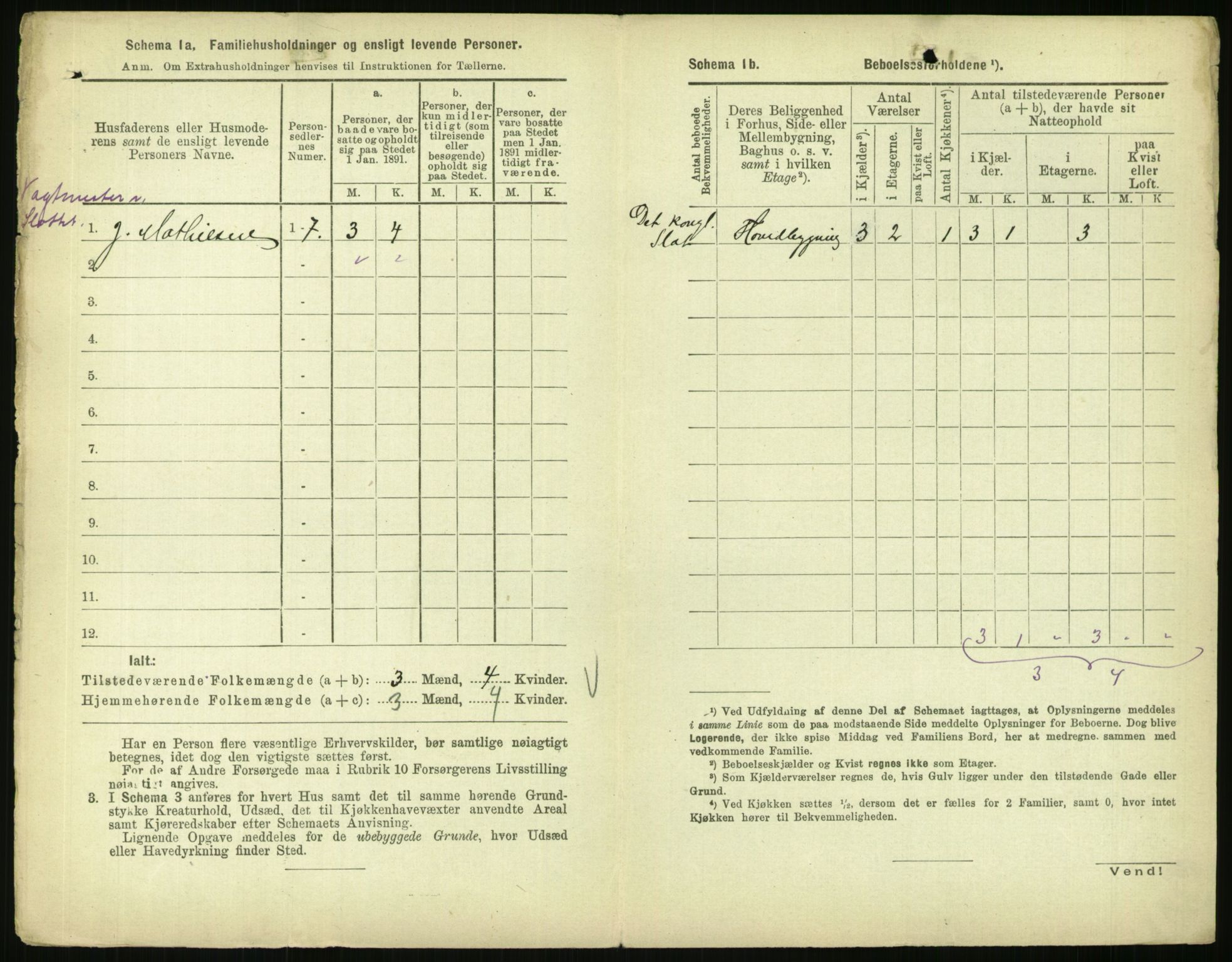 RA, 1891 census for 0301 Kristiania, 1891, p. 43820