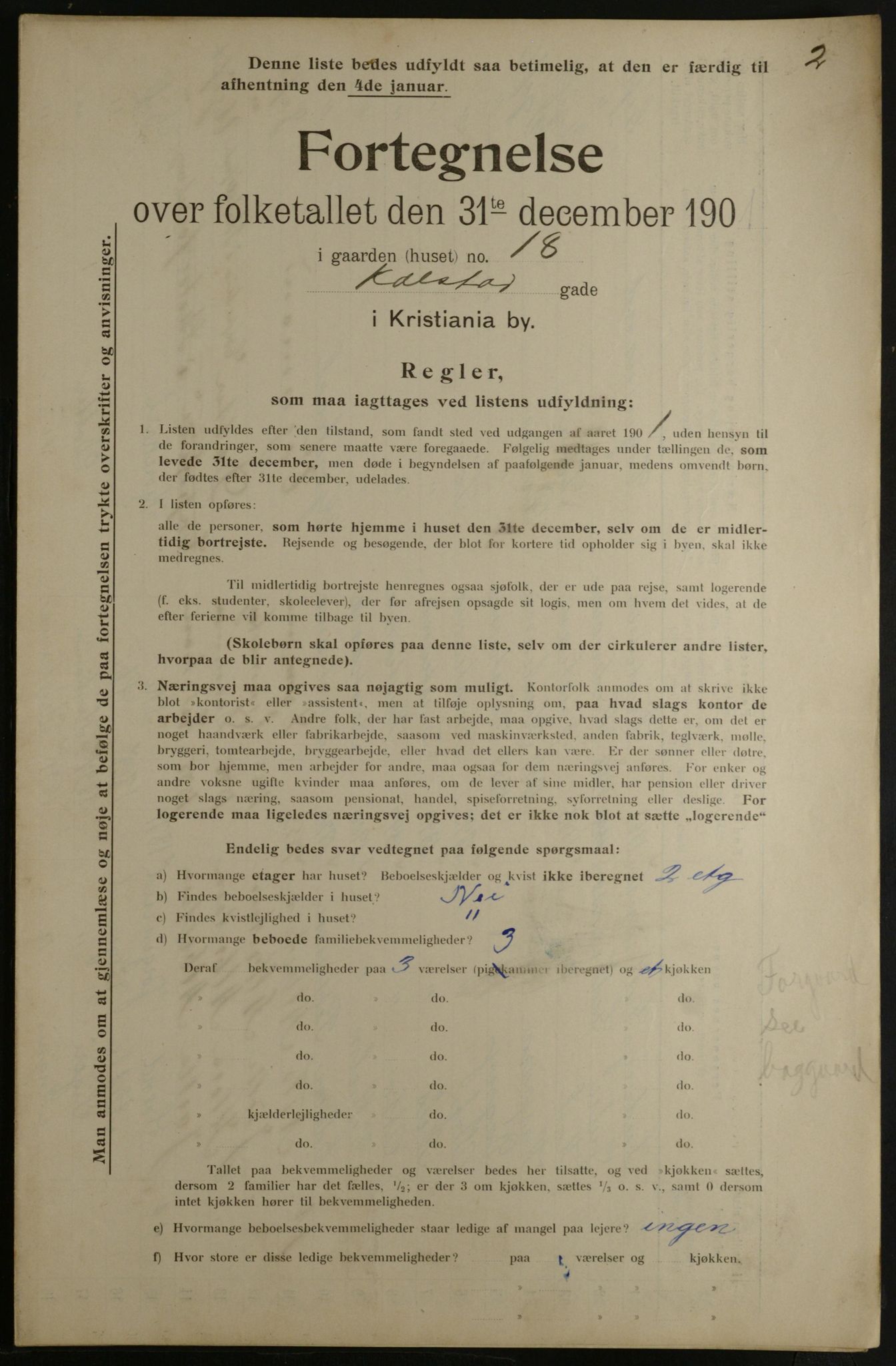 OBA, Municipal Census 1901 for Kristiania, 1901, p. 8078