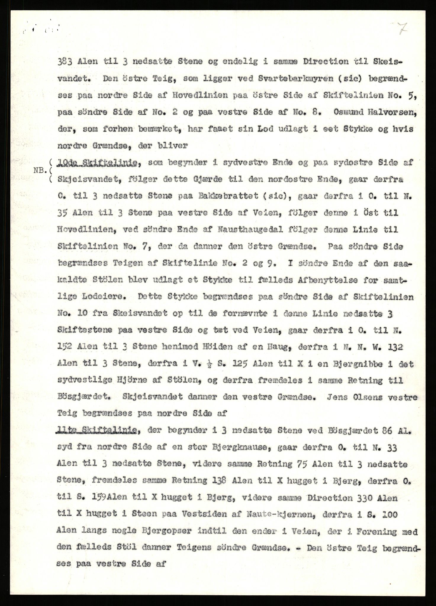 Statsarkivet i Stavanger, AV/SAST-A-101971/03/Y/Yj/L0024: Avskrifter sortert etter gårdsnavn: Fæøen - Garborg, 1750-1930, p. 700