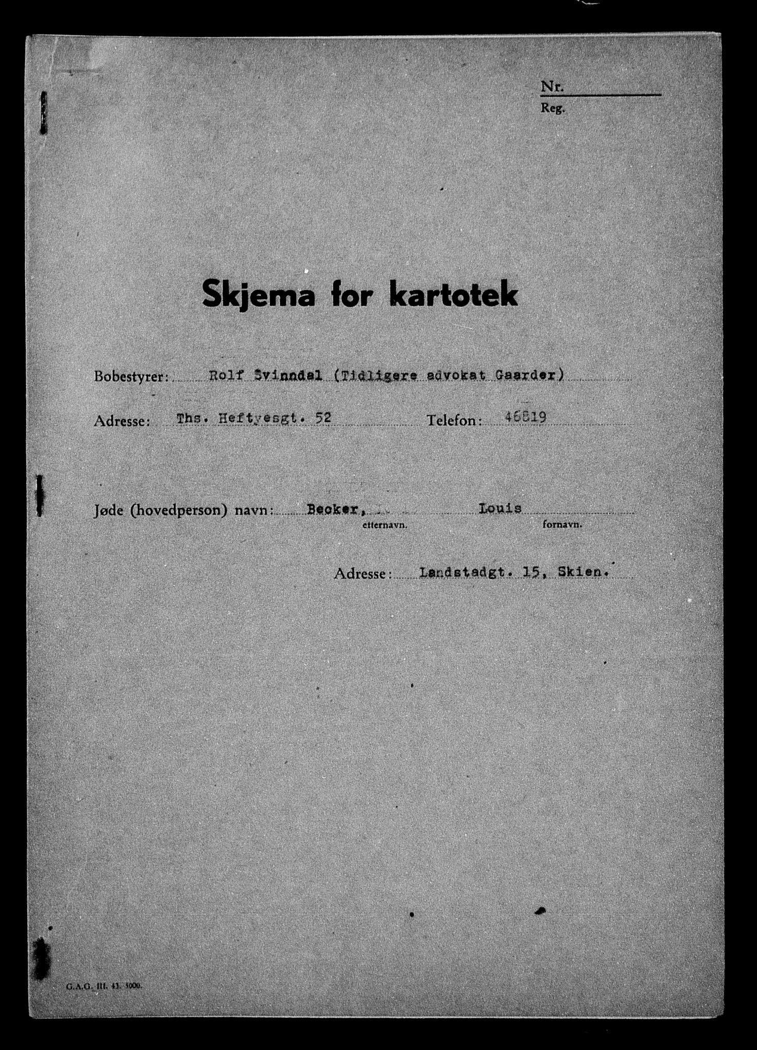 Justisdepartementet, Tilbakeføringskontoret for inndratte formuer, AV/RA-S-1564/H/Hc/Hcd/L0990: --, 1945-1947, p. 501