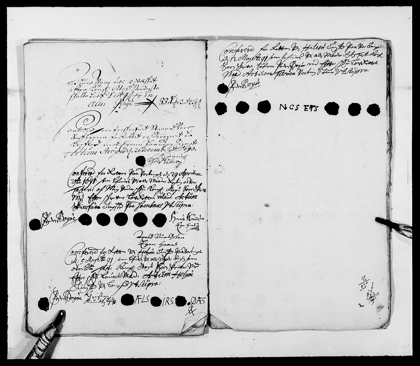 Rentekammeret inntil 1814, Reviderte regnskaper, Fogderegnskap, RA/EA-4092/R68/L4751: Fogderegnskap Senja og Troms, 1690-1693, p. 58