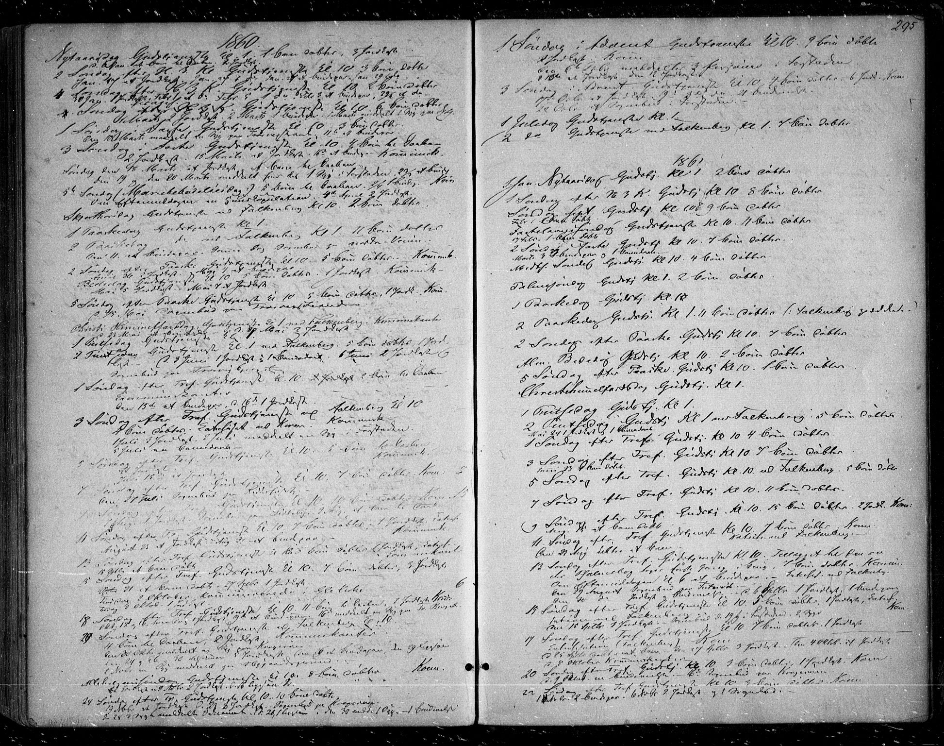 Glemmen prestekontor Kirkebøker, SAO/A-10908/F/Fa/L0007: Parish register (official) no. 7, 1853-1862, p. 295