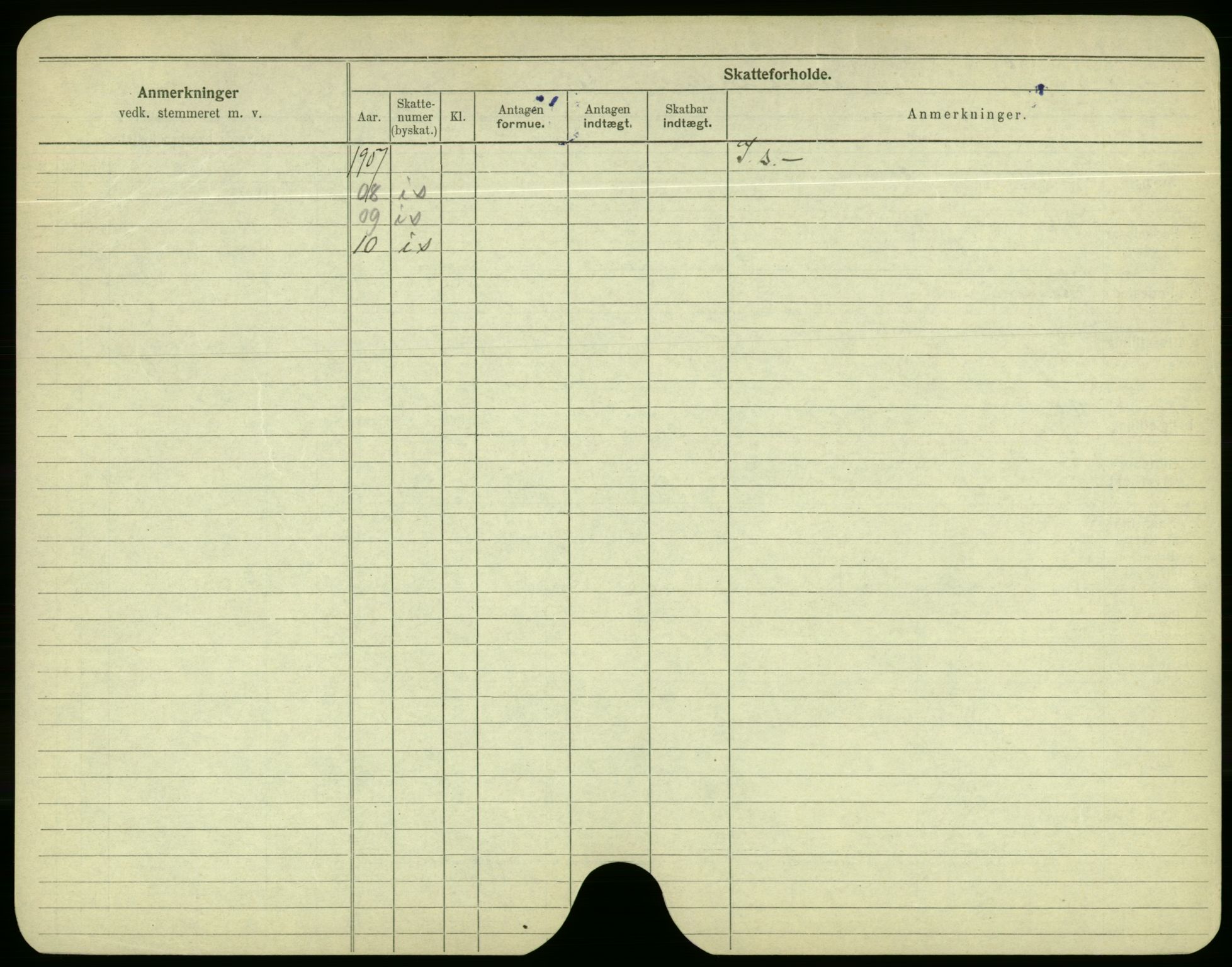 Oslo folkeregister, Registerkort, AV/SAO-A-11715/F/Fa/Fac/L0003: Menn, 1906-1914, p. 814b