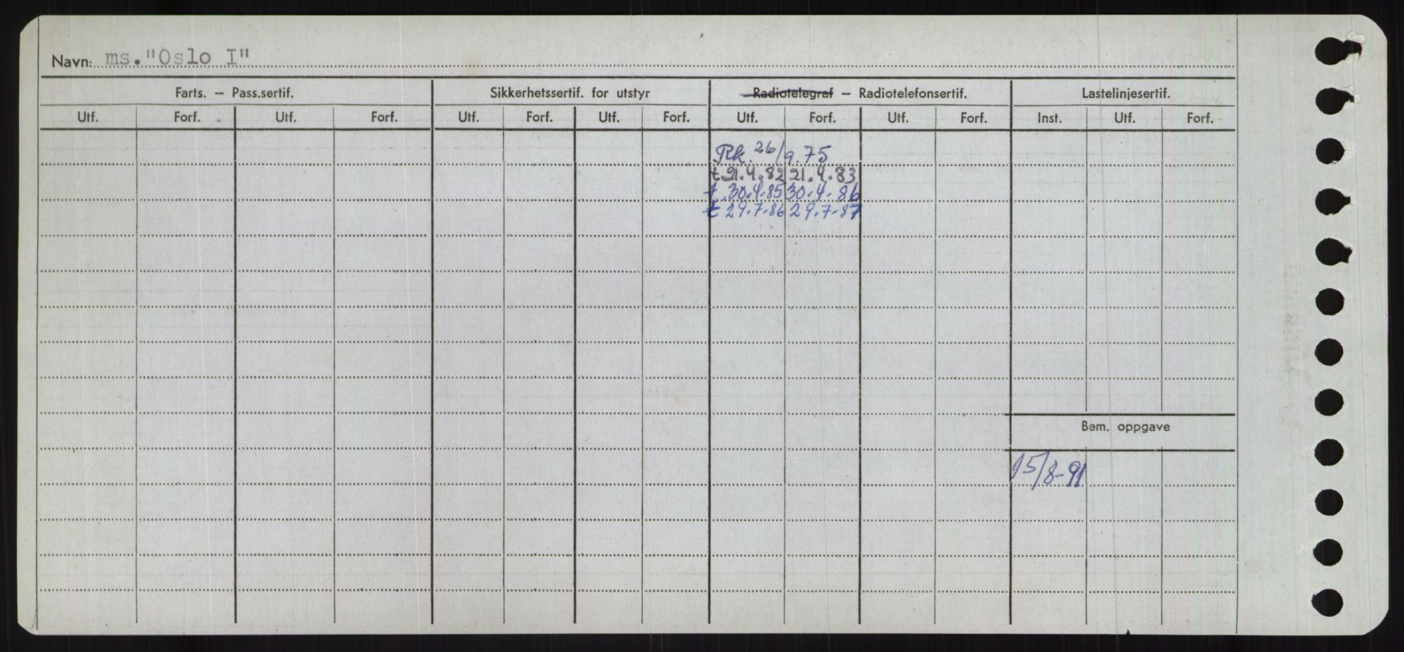 Sjøfartsdirektoratet med forløpere, Skipsmålingen, AV/RA-S-1627/H/Ha/L0004/0002: Fartøy, Mas-R / Fartøy, Odin-R, p. 156