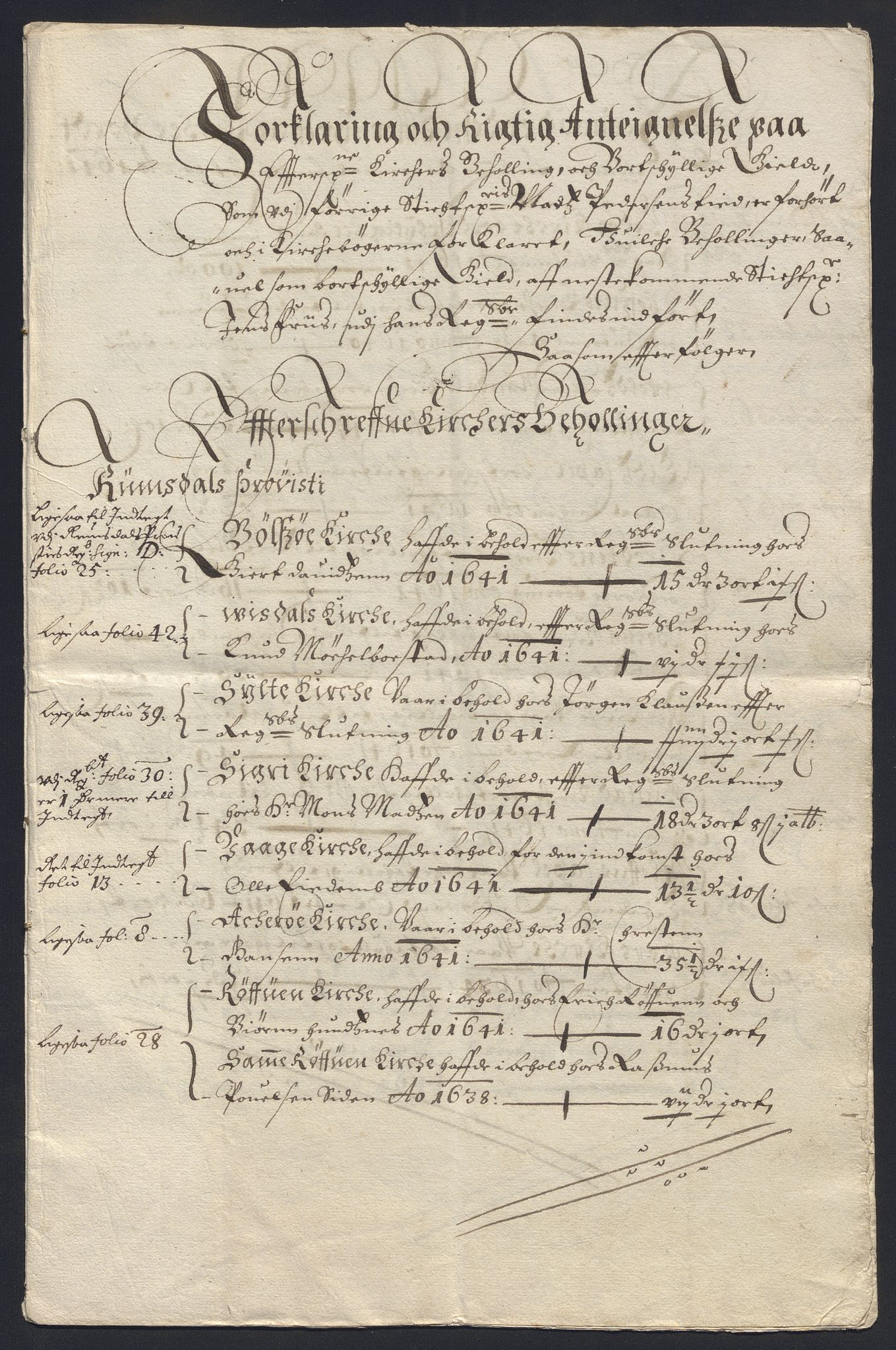 Rentekammeret inntil 1814, Reviderte regnskaper, Kirkeregnskap, AV/RA-EA-4067/Rf/L0113: Kirkeregnskap, 1641-1656, p. 134