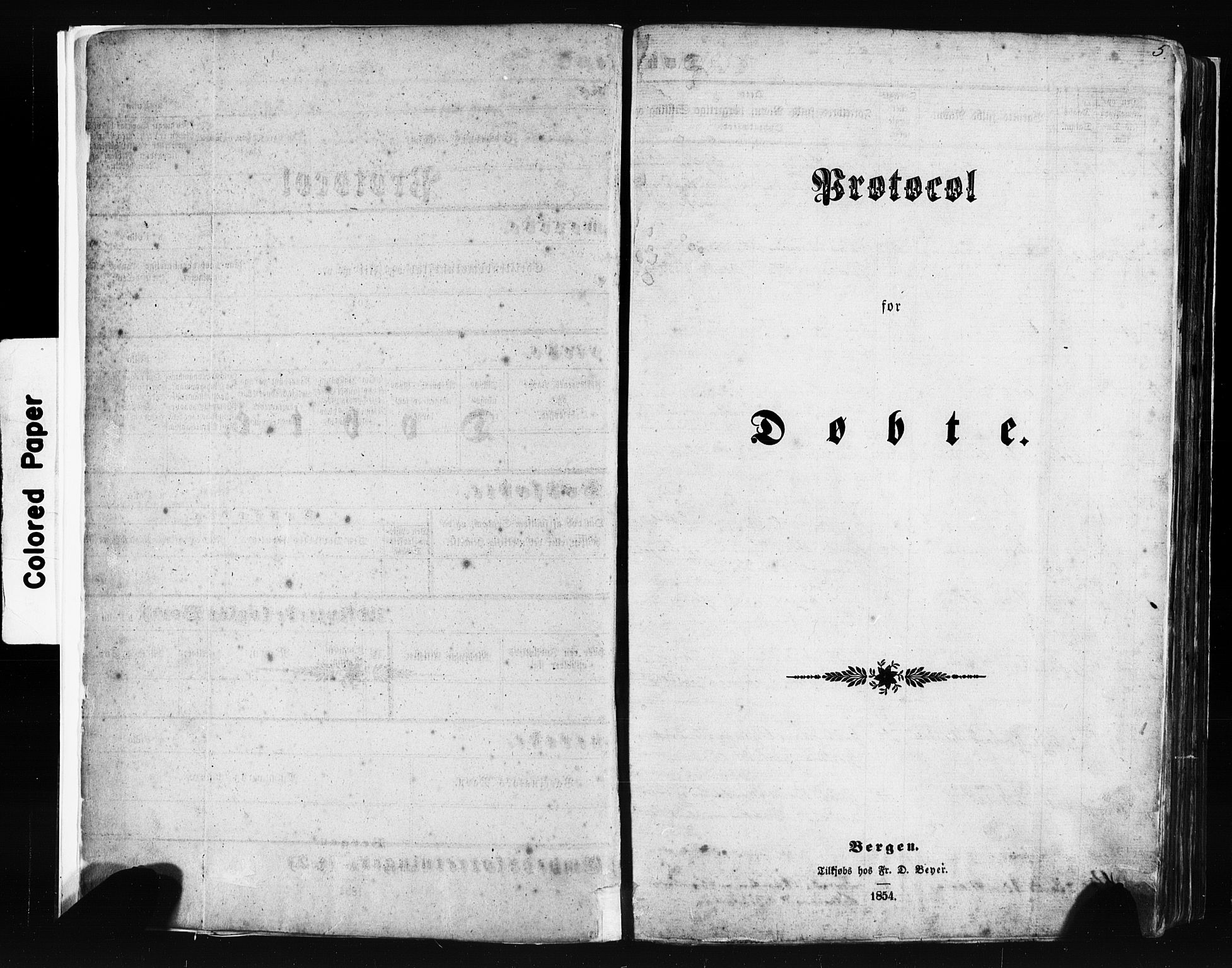 Fusa sokneprestembete, SAB/A-75401/H/Haa: Parish register (official) no. A 1I, 1855-1879, p. 5