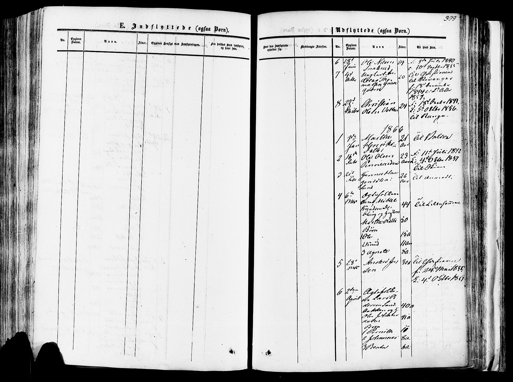 Vang prestekontor, Hedmark, SAH/PREST-008/H/Ha/Haa/L0013: Parish register (official) no. 13, 1855-1879, p. 399