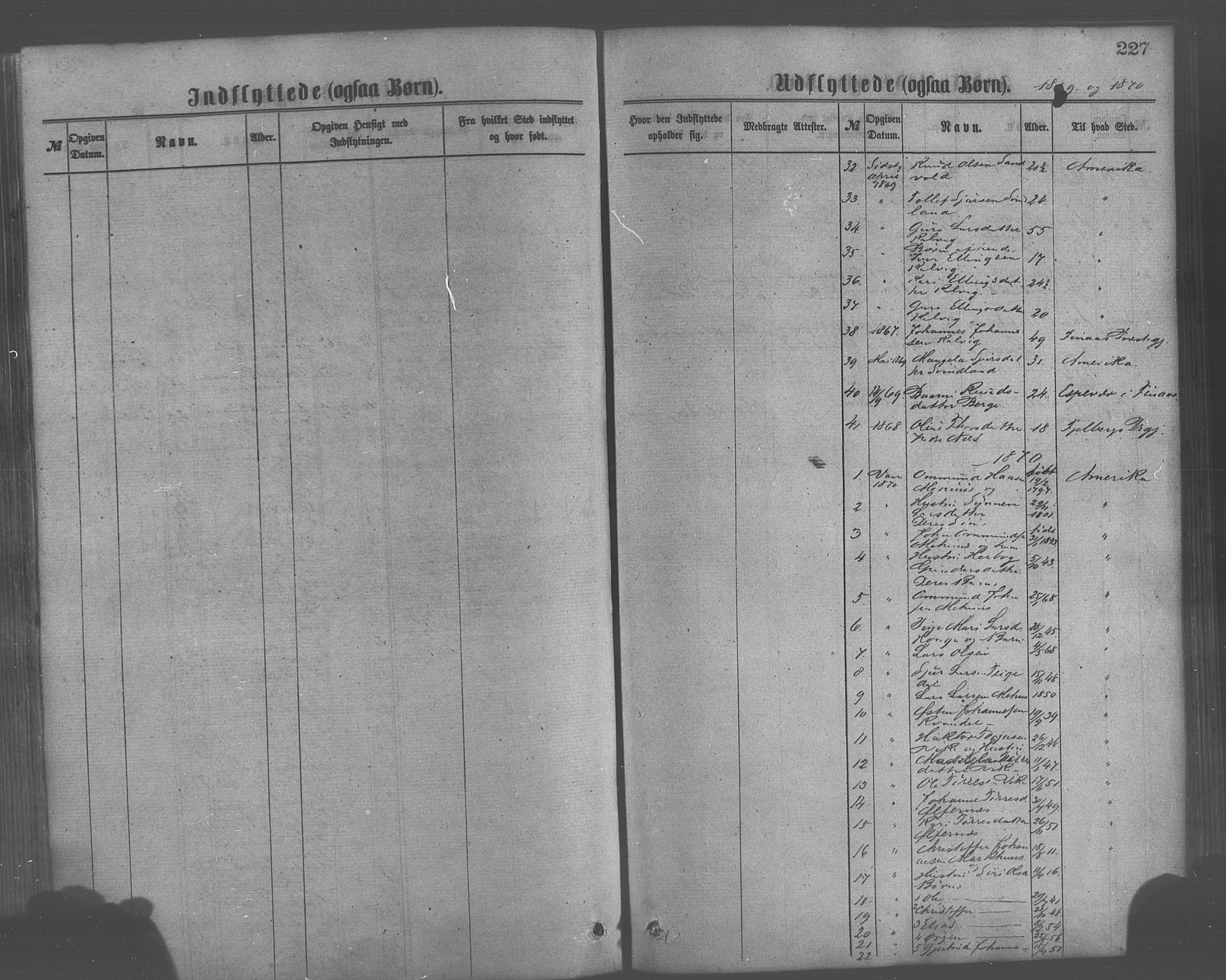 Skånevik sokneprestembete, AV/SAB-A-77801/H/Haa: Parish register (official) no. A 6, 1869-1878, p. 227