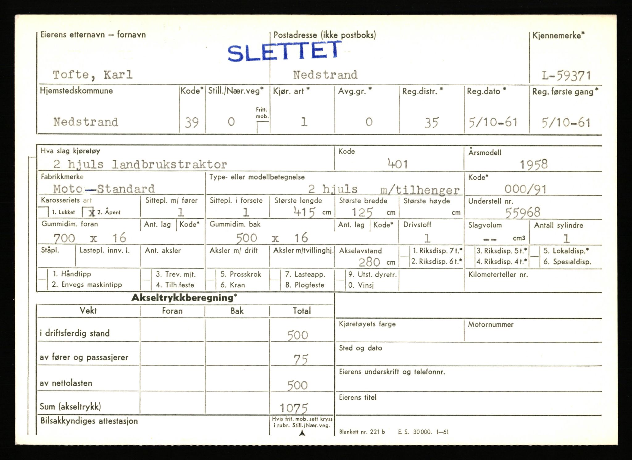 Stavanger trafikkstasjon, AV/SAST-A-101942/0/F/L0058: L-58000 - L-59999, 1930-1971, p. 1597