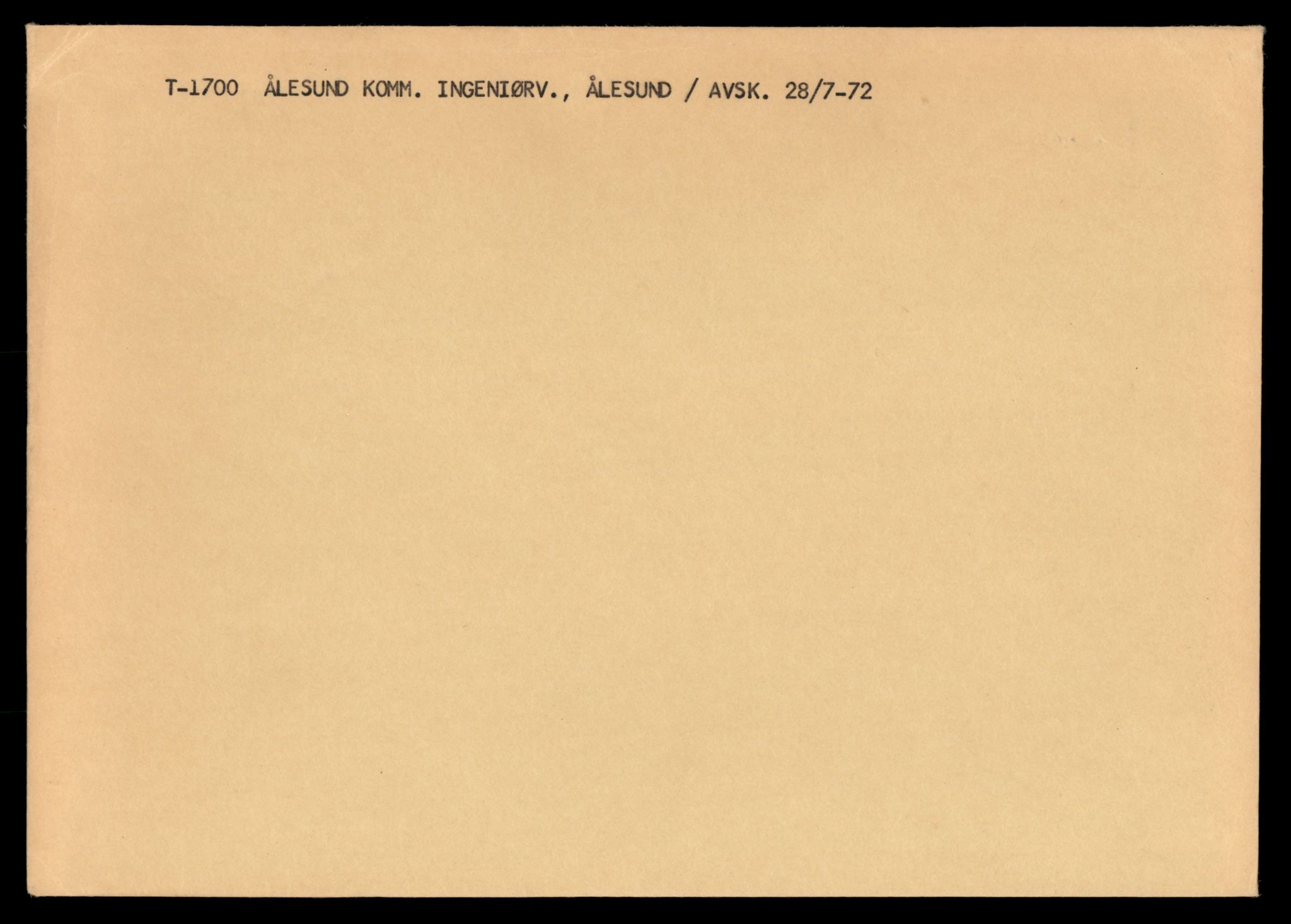 Møre og Romsdal vegkontor - Ålesund trafikkstasjon, AV/SAT-A-4099/F/Fe/L0015: Registreringskort for kjøretøy T 1700 - T 1850, 1927-1998, p. 1