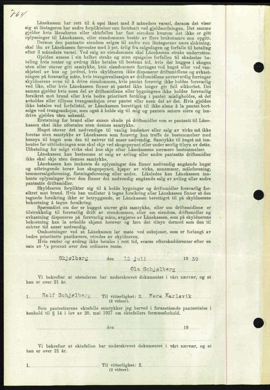 Nordmøre sorenskriveri, AV/SAT-A-4132/1/2/2Ca: Mortgage book no. B85, 1939-1939, Diary no: : 2085/1939