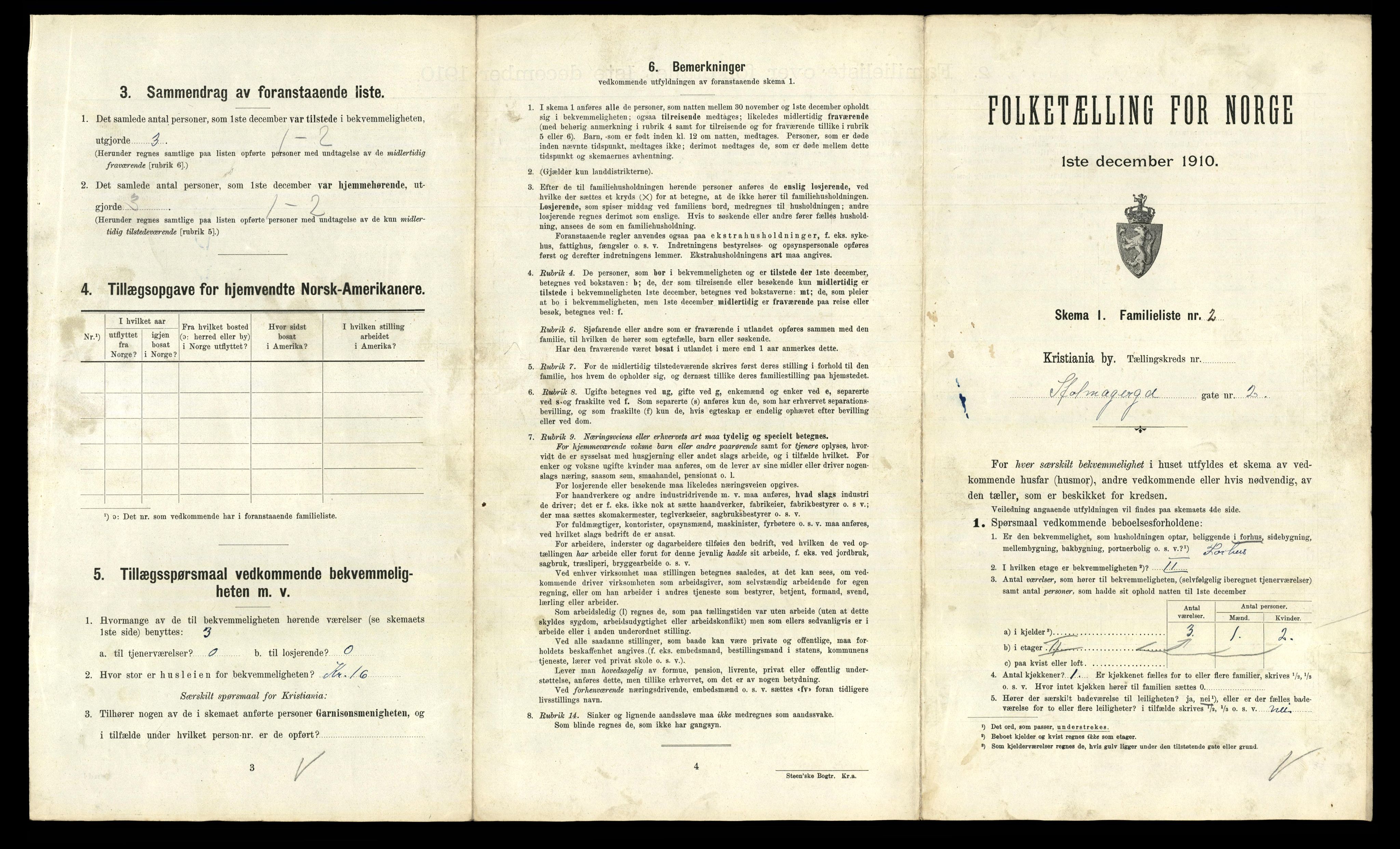 RA, 1910 census for Kristiania, 1910, p. 98397