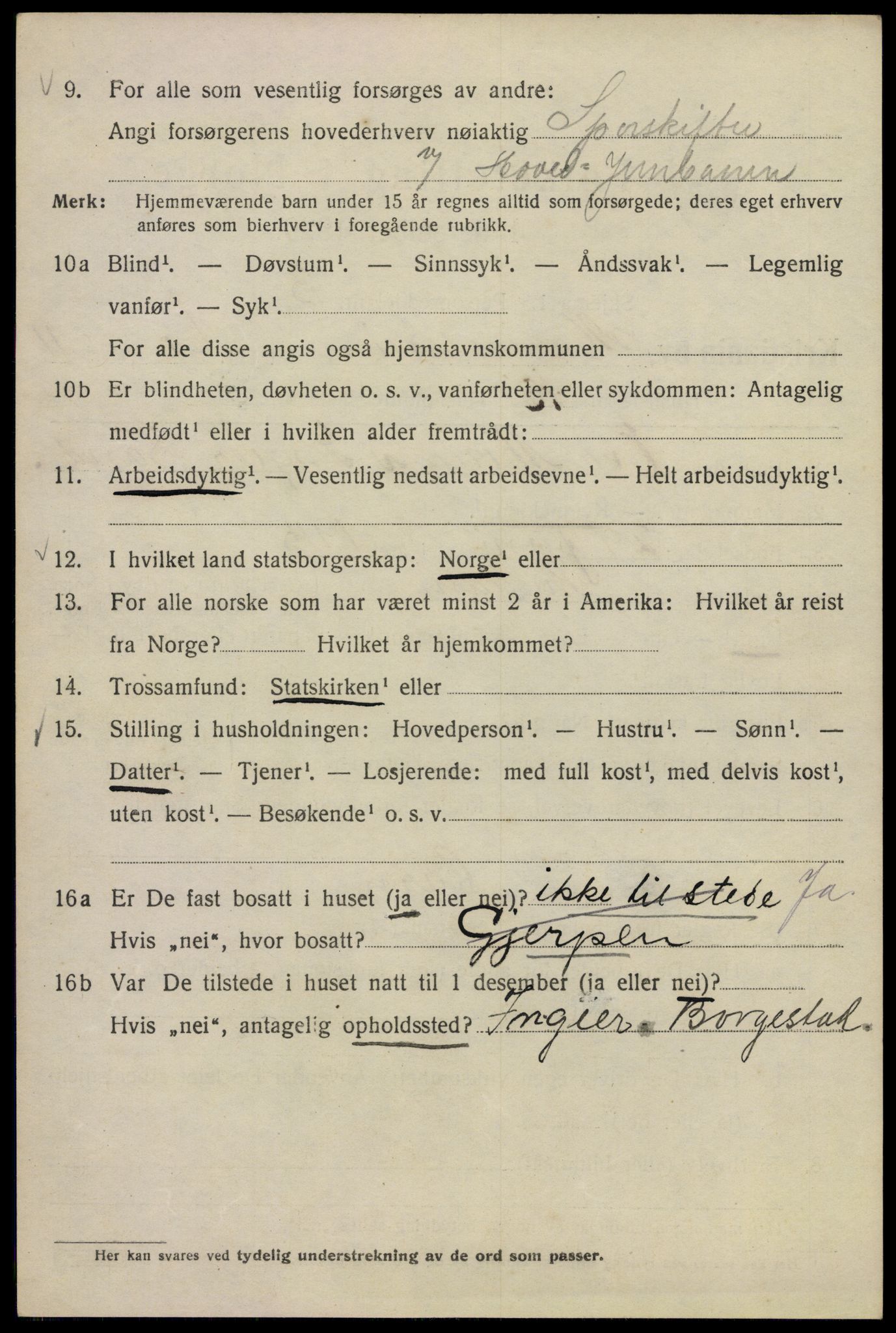 SAO, 1920 census for Kristiania, 1920, p. 380154