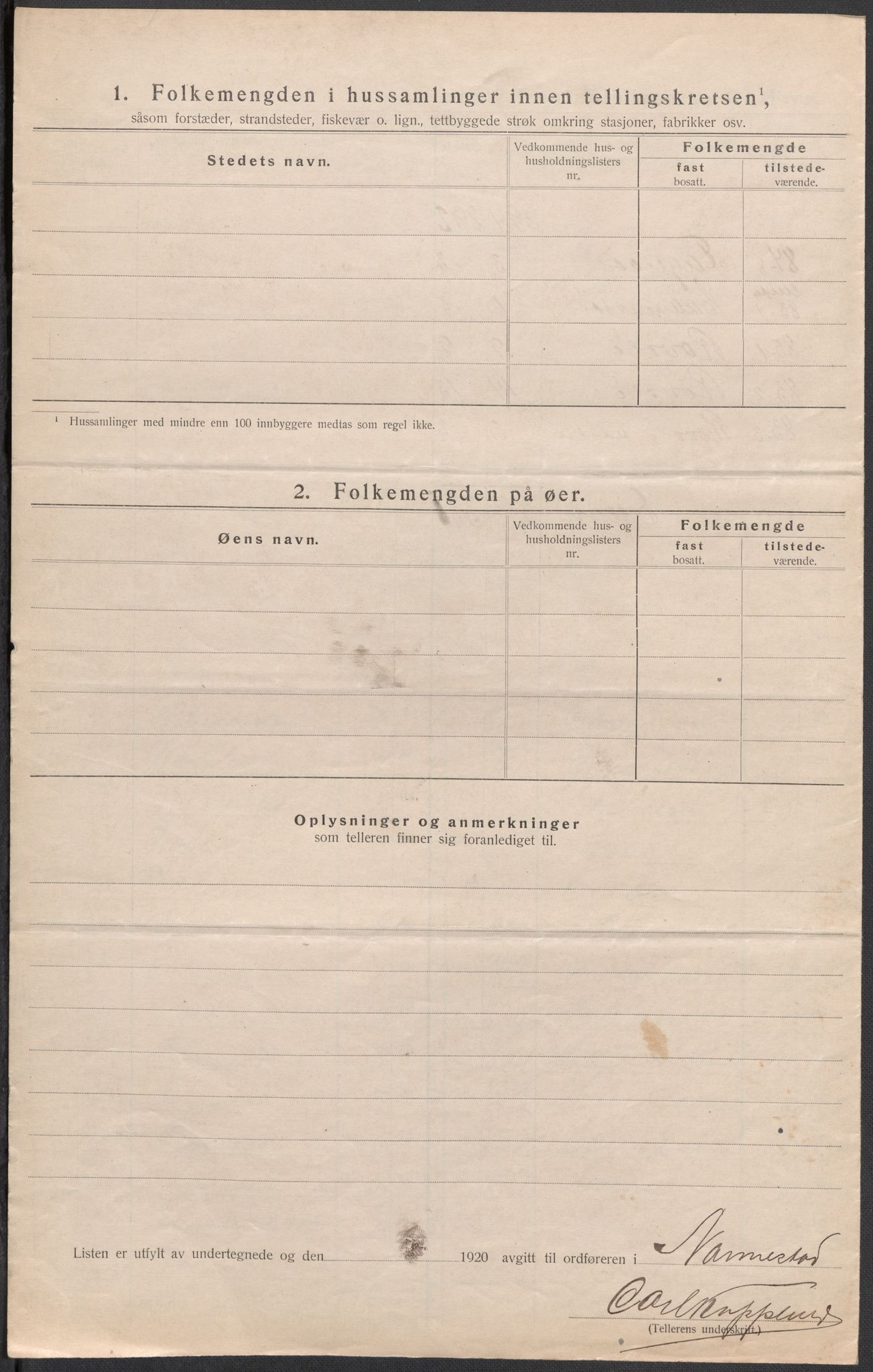 SAO, 1920 census for Nannestad, 1920, p. 39