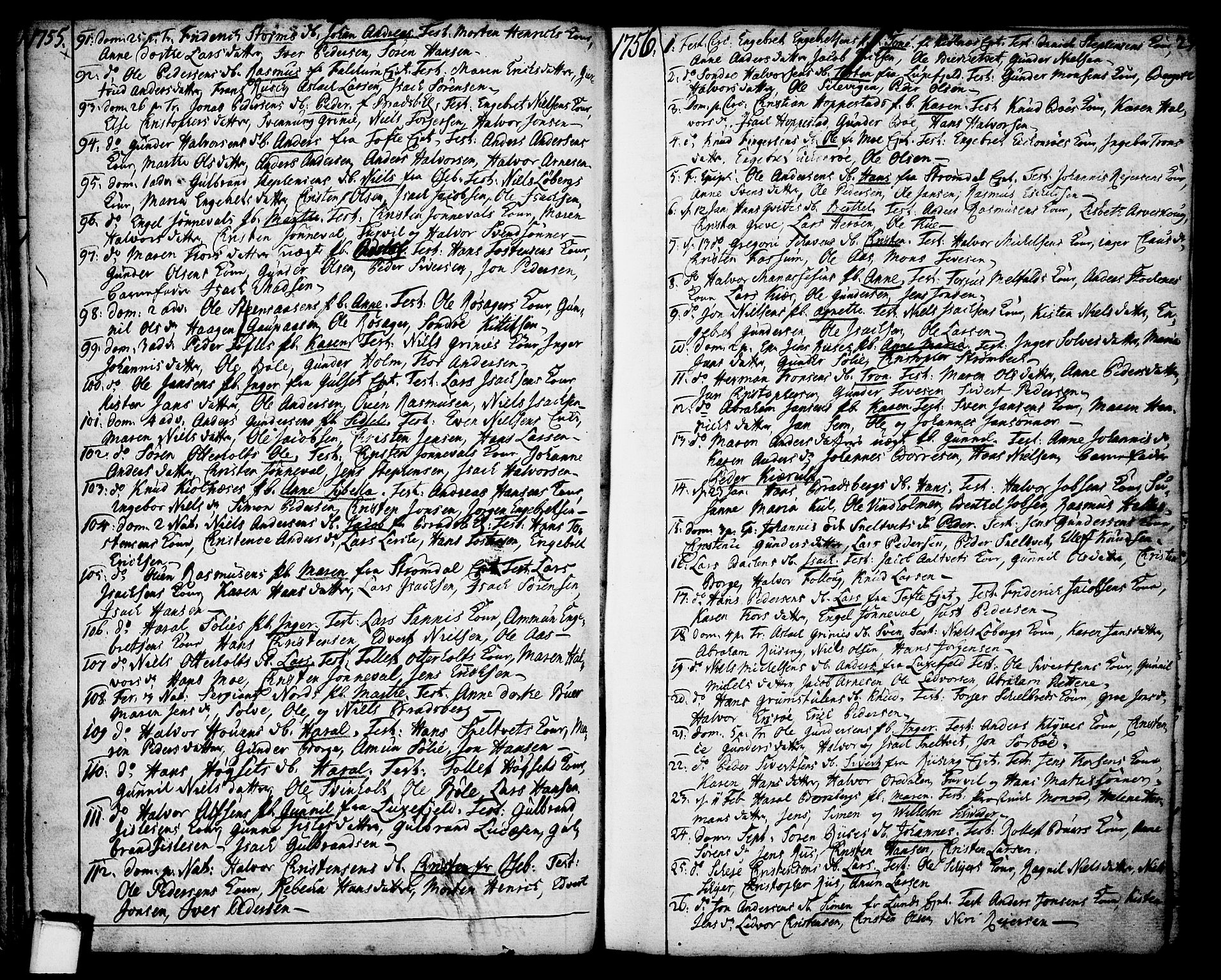 Gjerpen kirkebøker, SAKO/A-265/F/Fa/L0002: Parish register (official) no. I 2, 1747-1795, p. 23