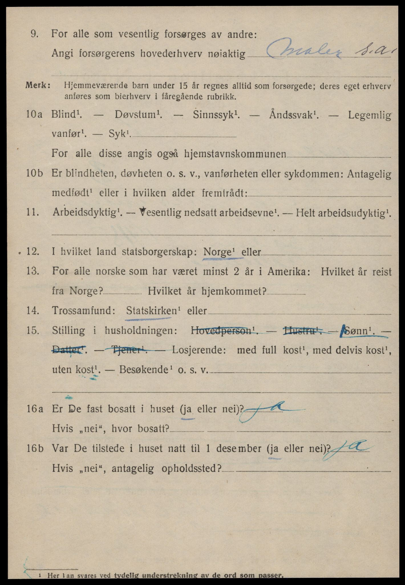 SAT, 1920 census for Ålesund, 1920, p. 11779