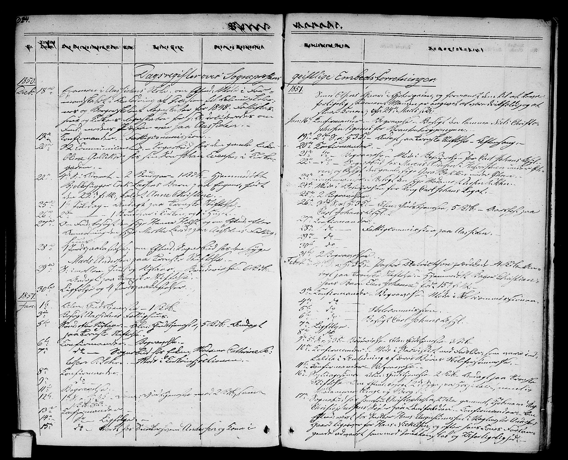 Bragernes kirkebøker, SAKO/A-6/F/Fc/L0001: Parish register (official) no. III 1, 1830-1853, p. 324