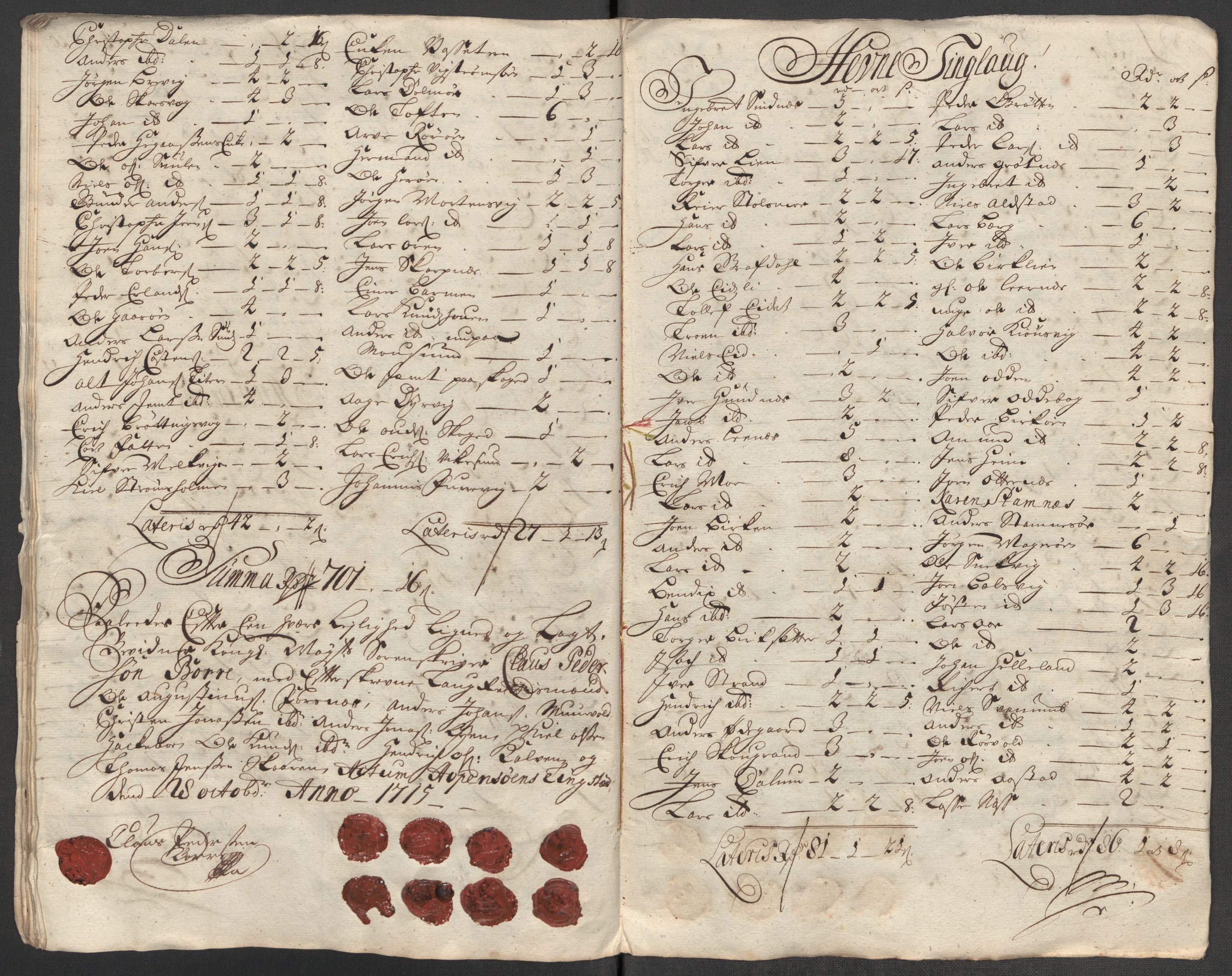 Rentekammeret inntil 1814, Reviderte regnskaper, Fogderegnskap, AV/RA-EA-4092/R57/L3863: Fogderegnskap Fosen, 1715, p. 144