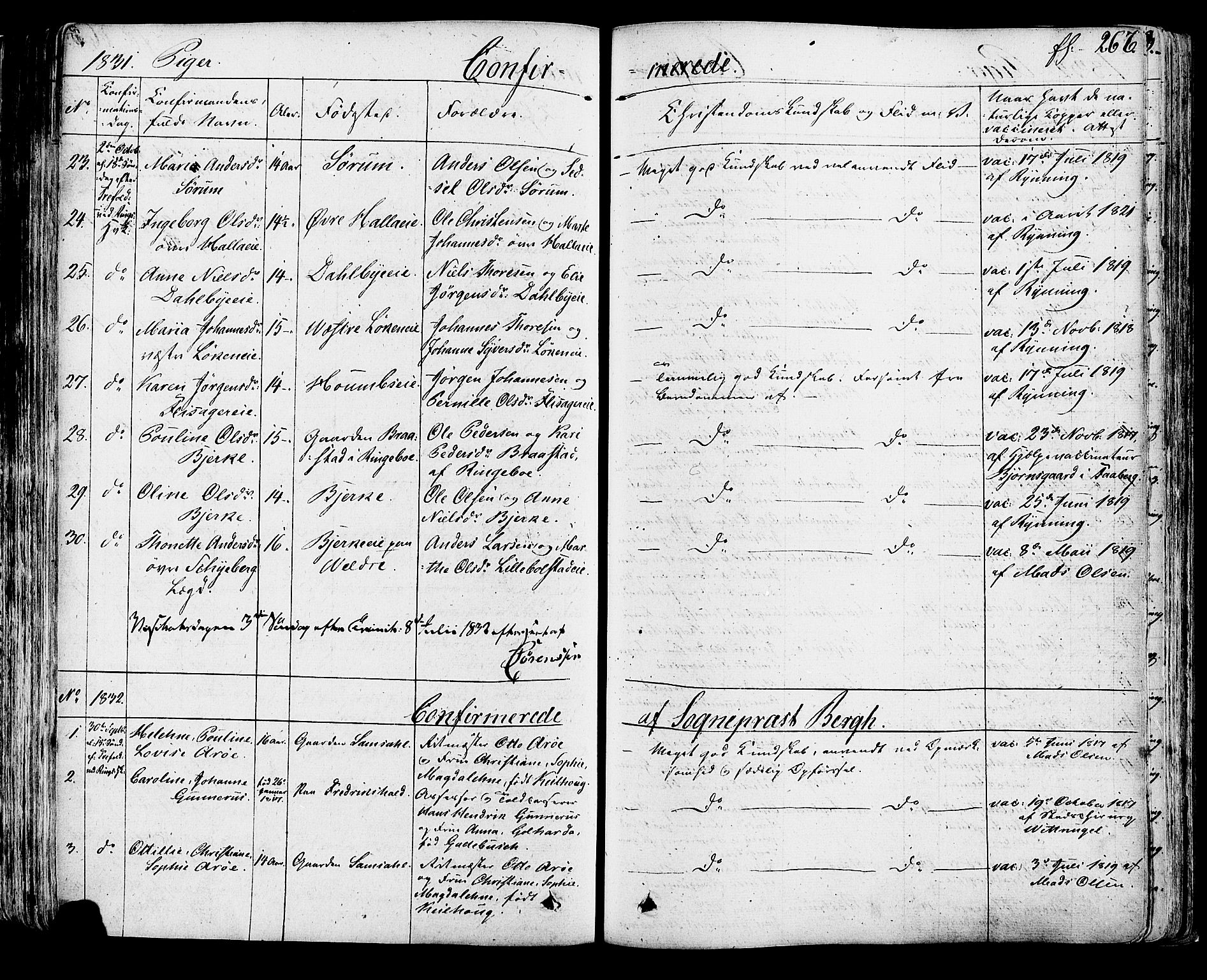 Ringsaker prestekontor, AV/SAH-PREST-014/K/Ka/L0007: Parish register (official) no. 7A, 1826-1837, p. 266