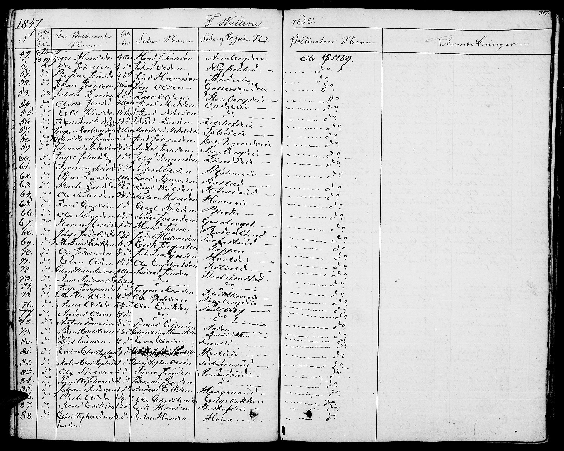 Romedal prestekontor, AV/SAH-PREST-004/K/L0003: Parish register (official) no. 3, 1829-1846, p. 357