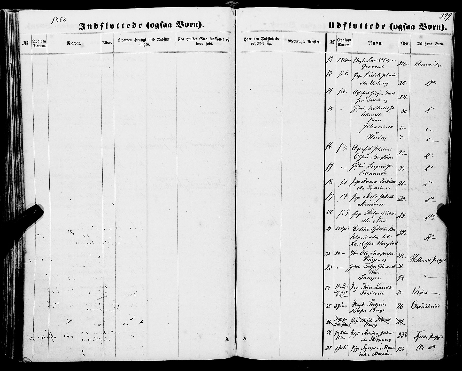 Strandebarm sokneprestembete, AV/SAB-A-78401/H/Haa: Parish register (official) no. A 8, 1858-1872, p. 329