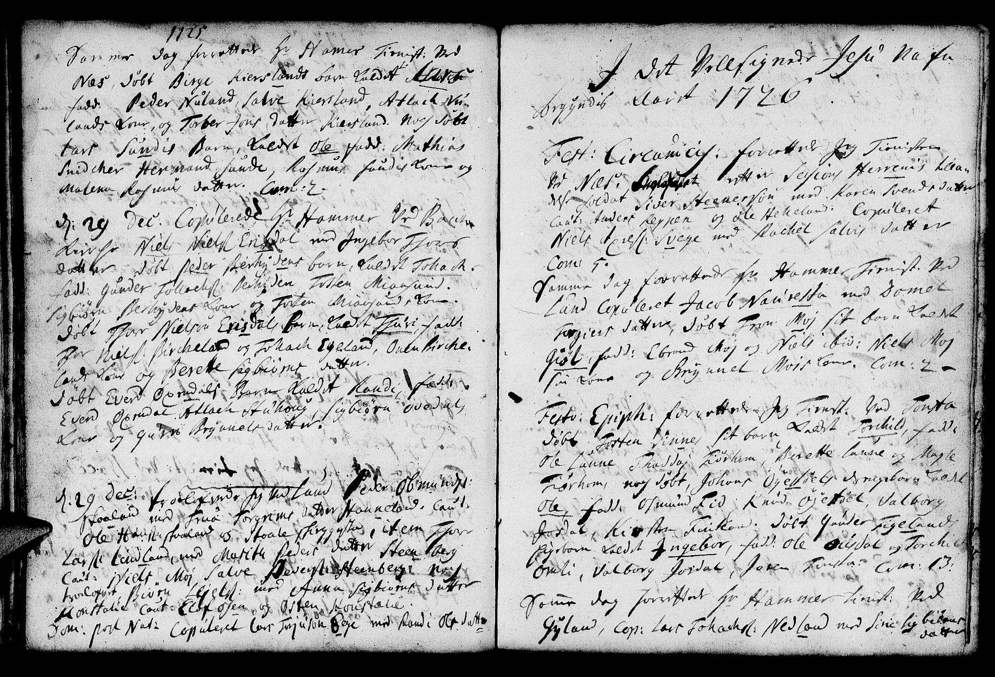 Lund sokneprestkontor, AV/SAST-A-101809/S06/L0001: Parish register (official) no. A 1, 1724-1737