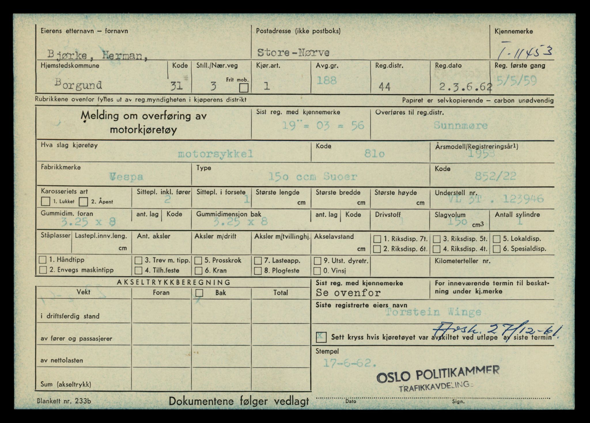 Møre og Romsdal vegkontor - Ålesund trafikkstasjon, AV/SAT-A-4099/F/Fe/L0029: Registreringskort for kjøretøy T 11430 - T 11619, 1927-1998, p. 435