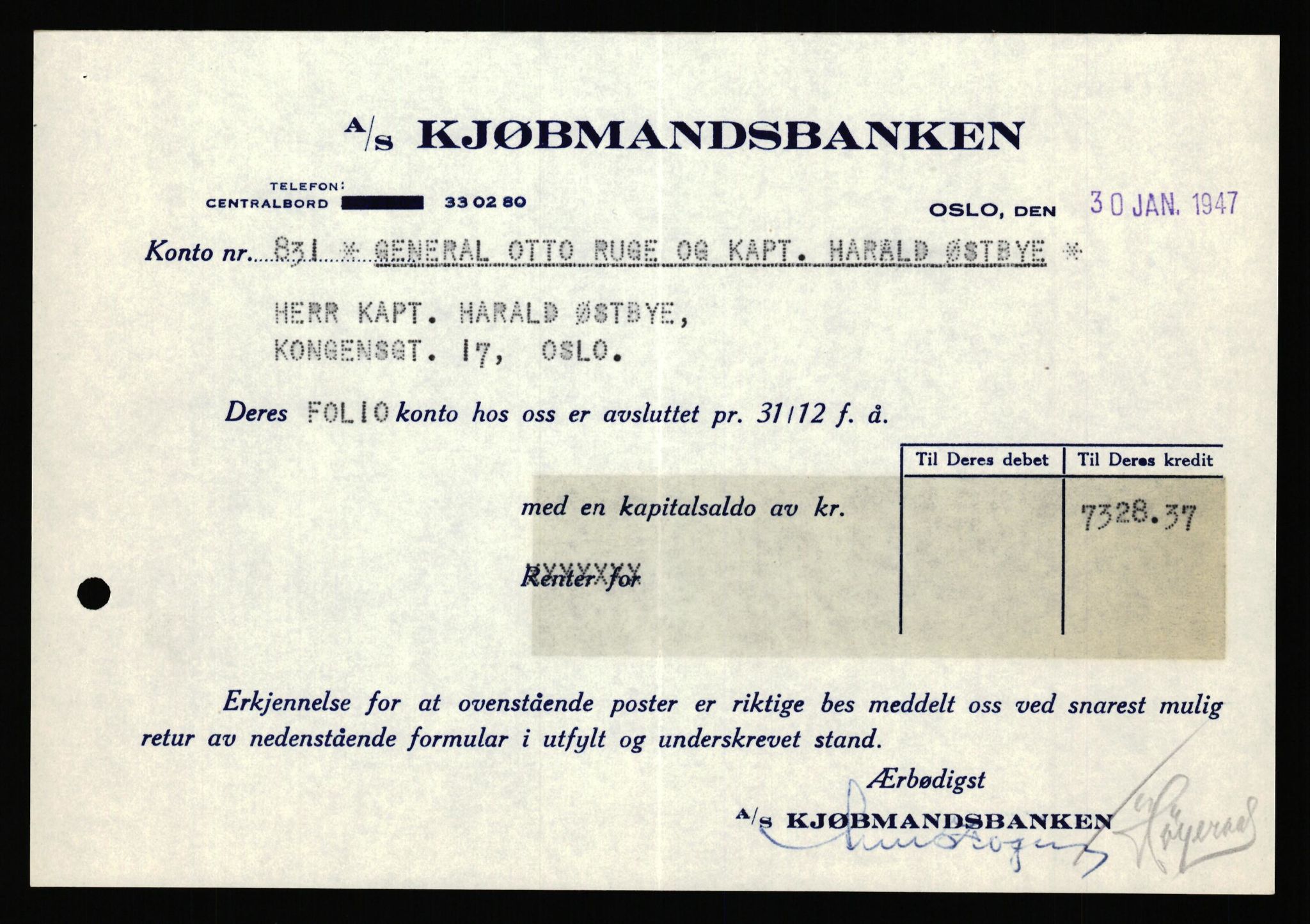 Forsvaret, Forsvarets krigshistoriske avdeling, RA/RAFA-2017/Y/Yf/L0203: II-C-11-2105  -  Norske offiserer i krigsfangenskap, 1940-1948, p. 505