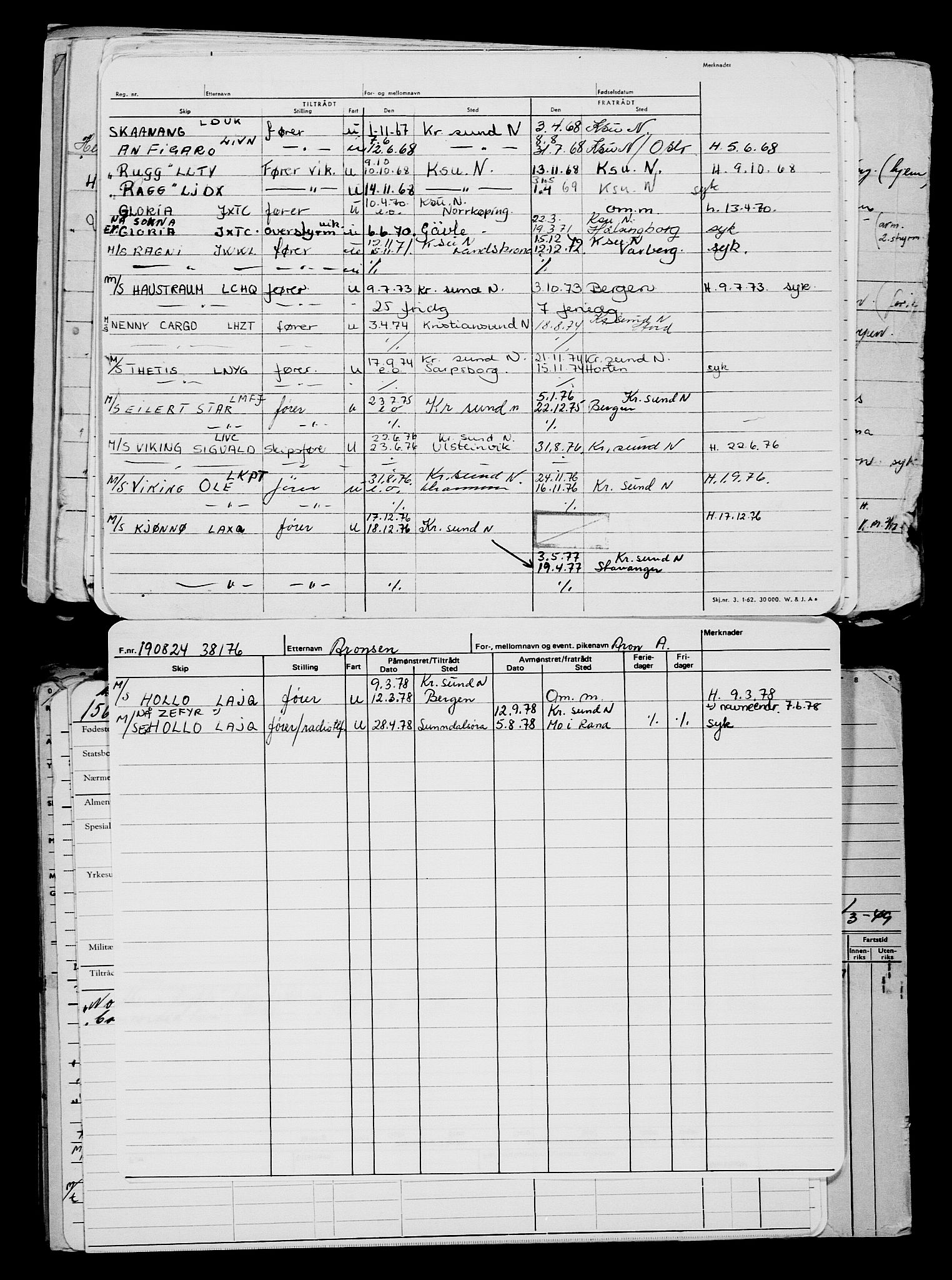 Direktoratet for sjømenn, AV/RA-S-3545/G/Gb/L0235: Hovedkort, 1924, p. 114