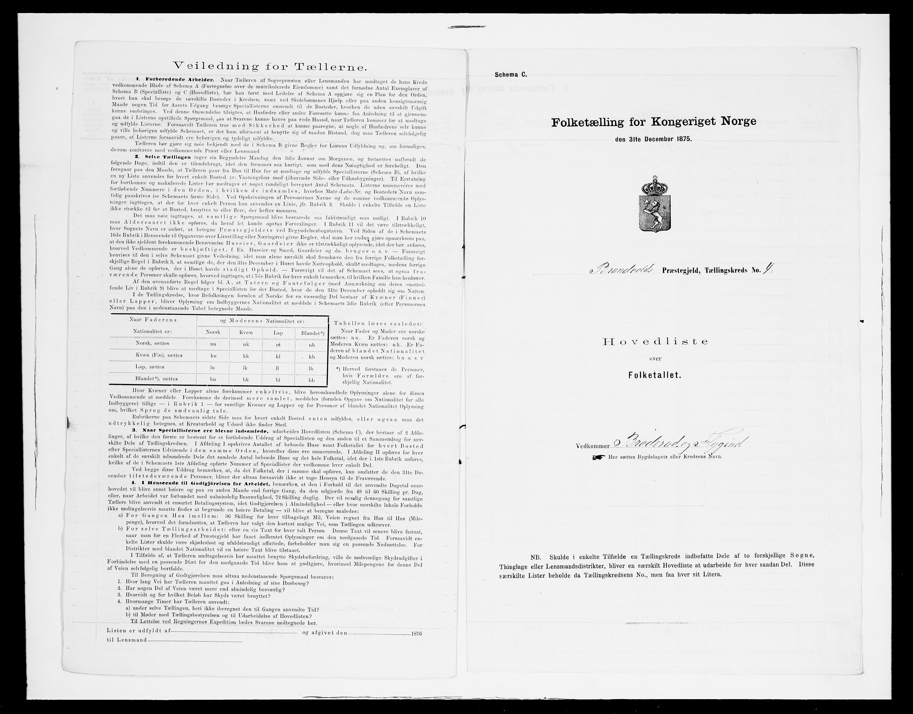 SAH, 1875 census for 0422P Brandval, 1875, p. 27