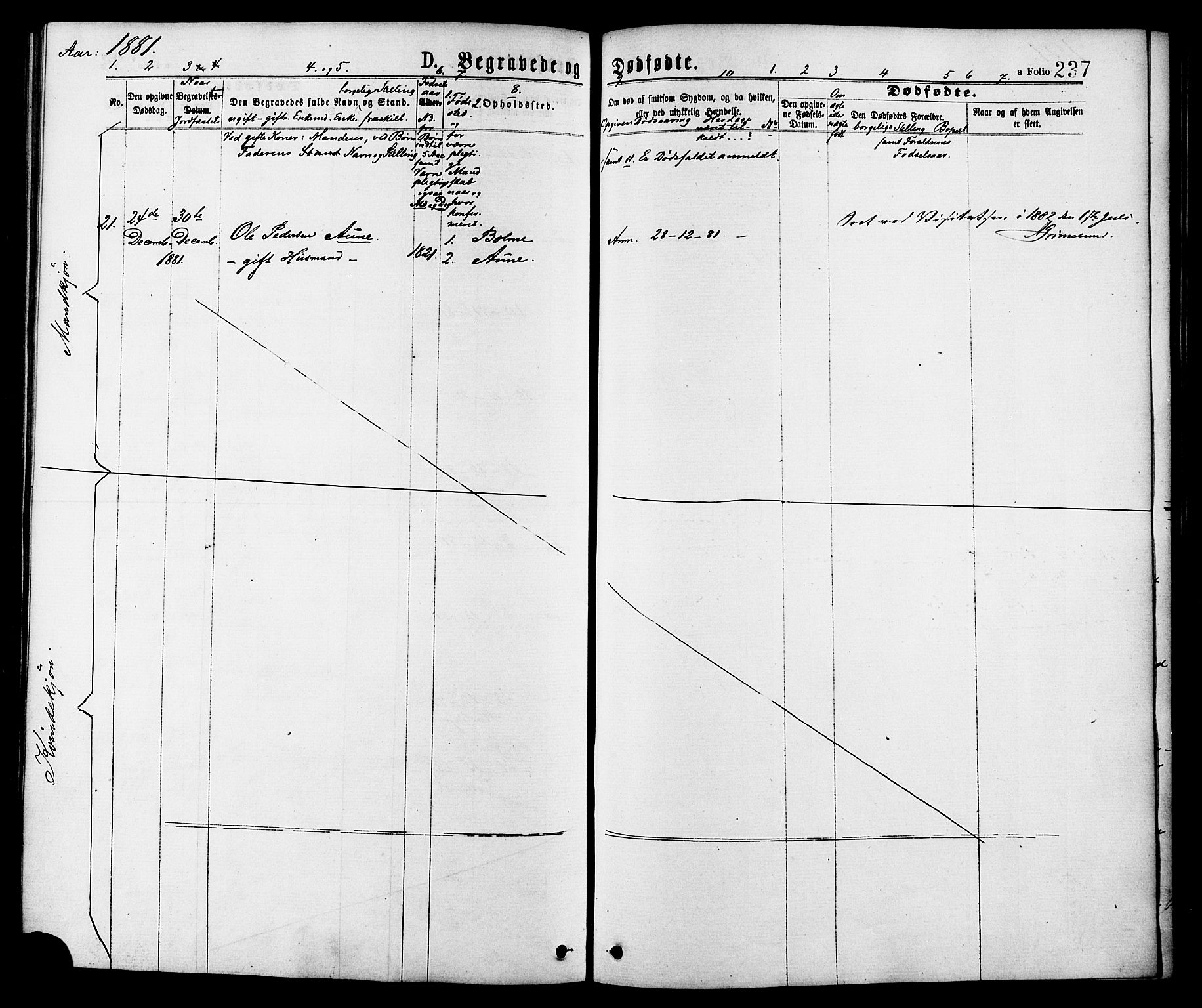 Ministerialprotokoller, klokkerbøker og fødselsregistre - Møre og Romsdal, AV/SAT-A-1454/598/L1068: Parish register (official) no. 598A02, 1872-1881, p. 237