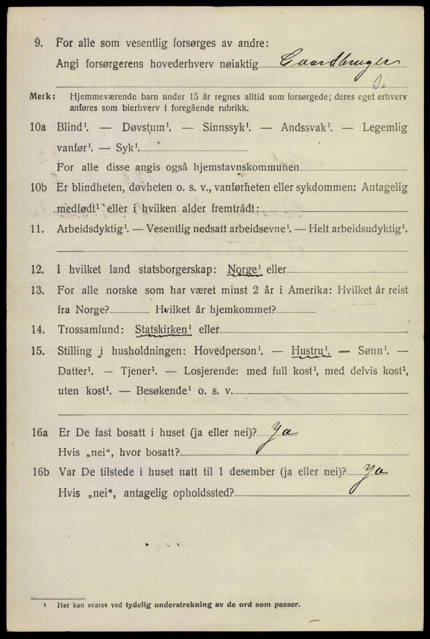 SAKO, 1920 census for Modum, 1920, p. 22976